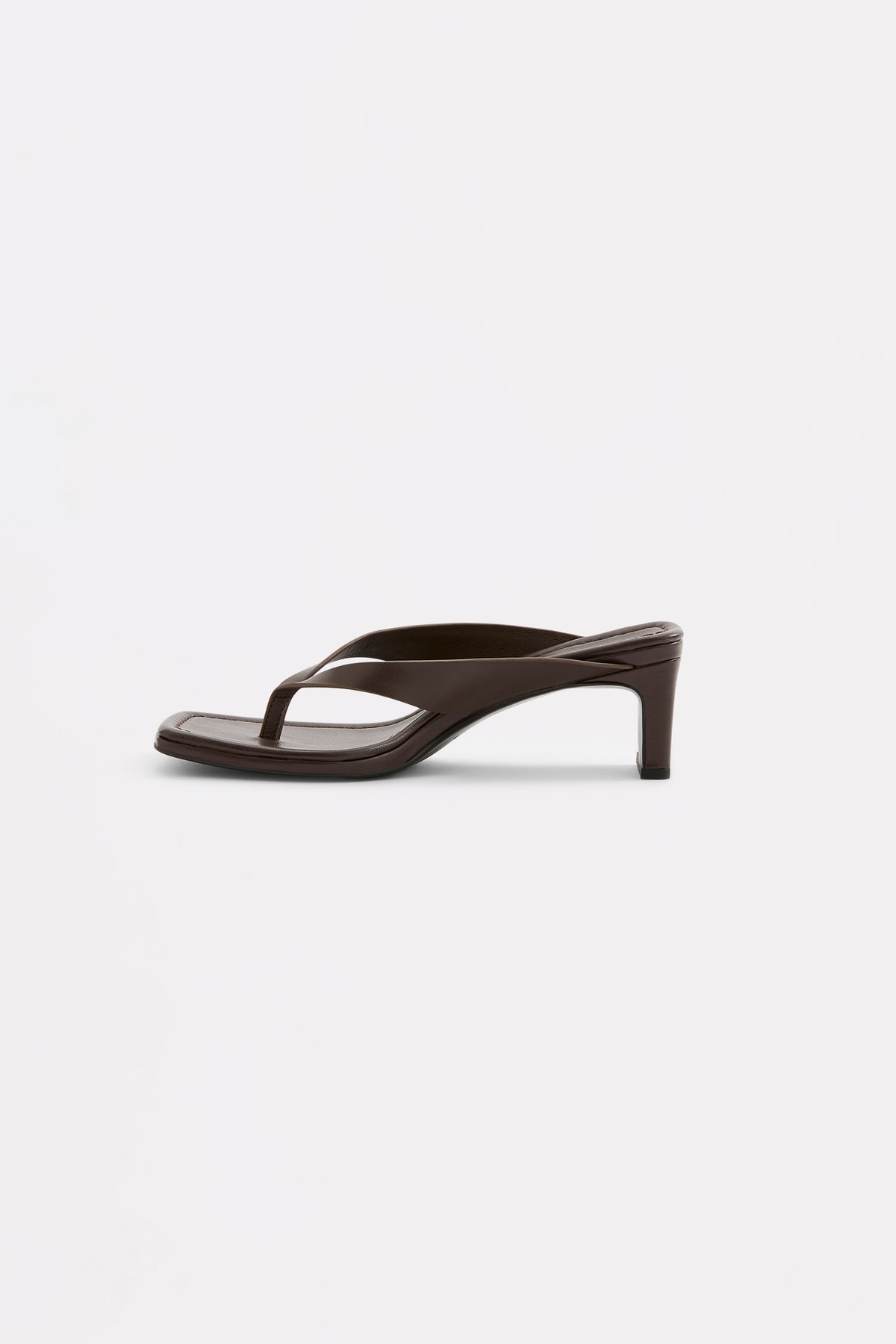 Norreta Leather Heel Chocolate 