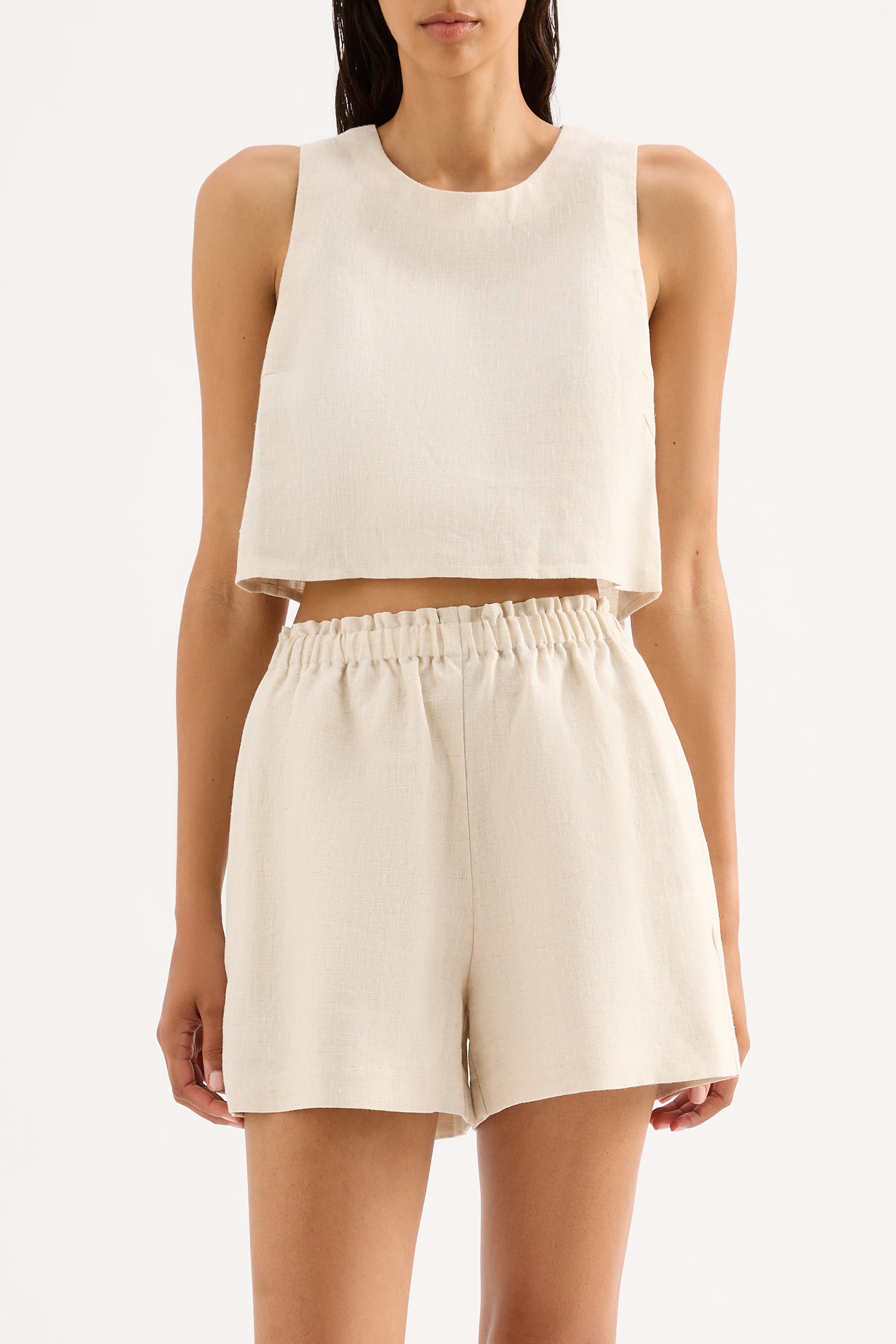 Ingrid Linen Top Natural 