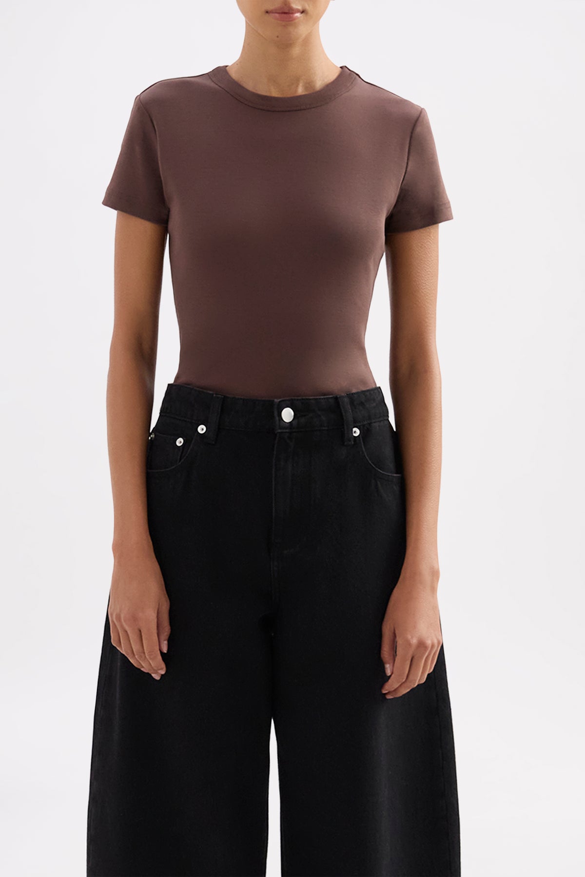 Organic Baby Tee Chocolate 