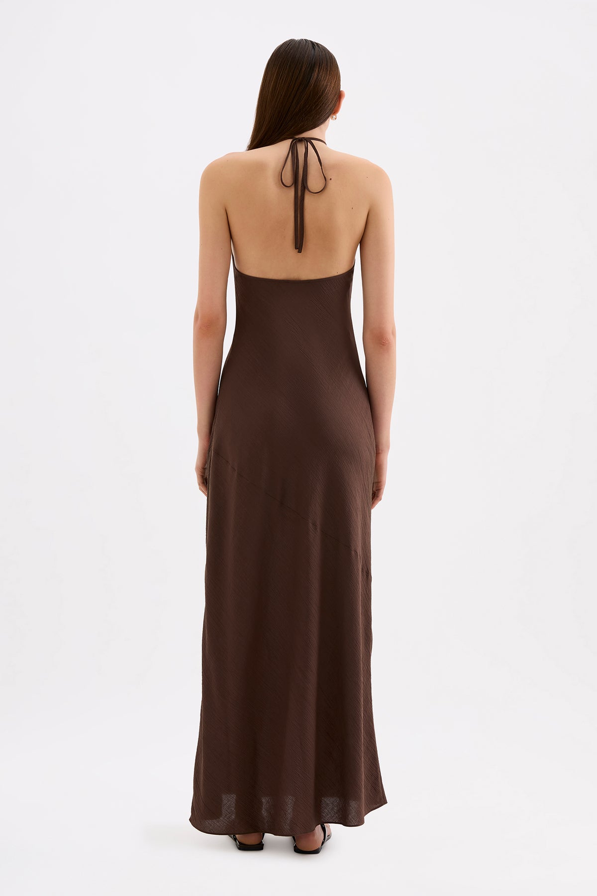 Waylon Maxi Dress Chocolate 