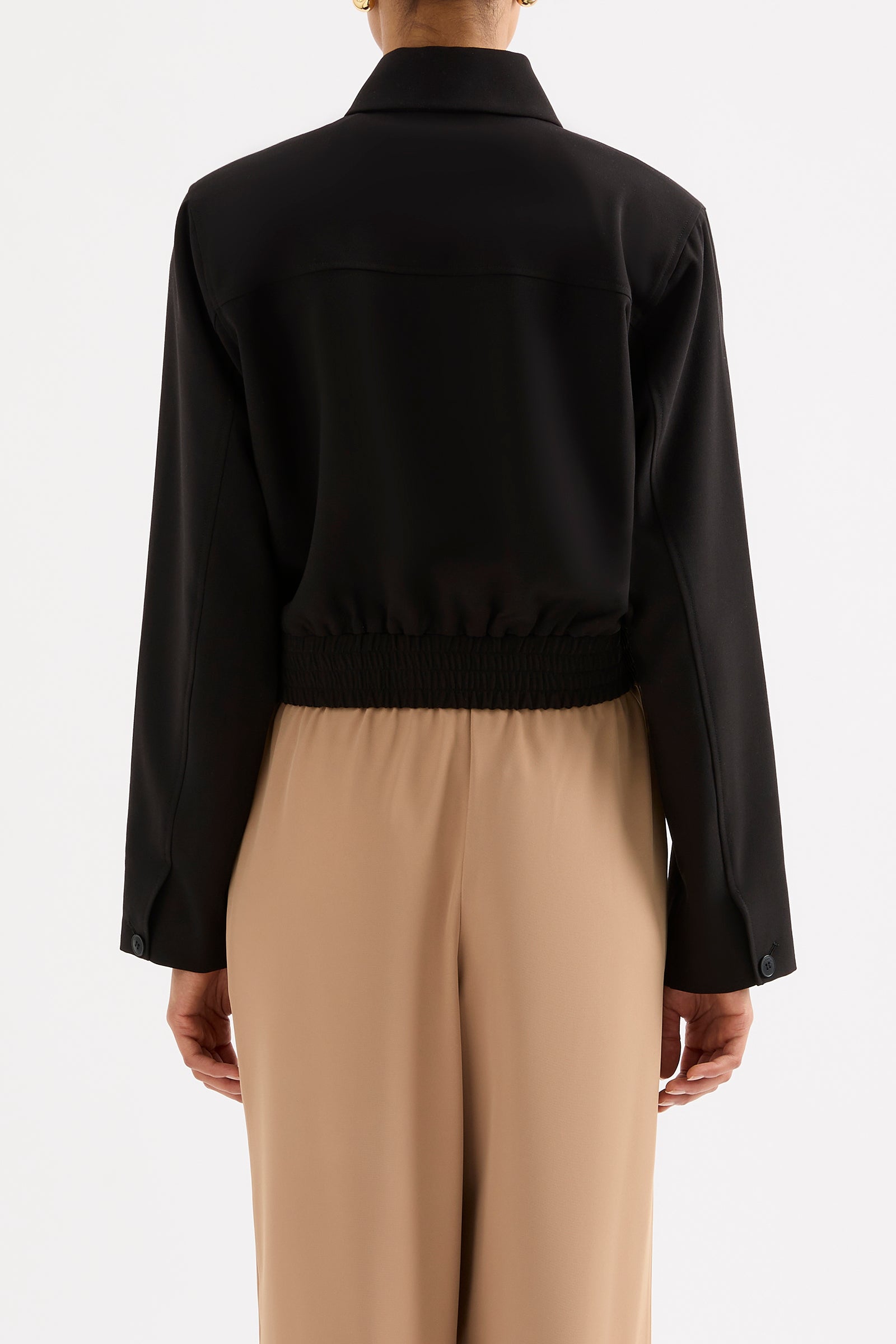 Bedford Cropped Jacket Black 