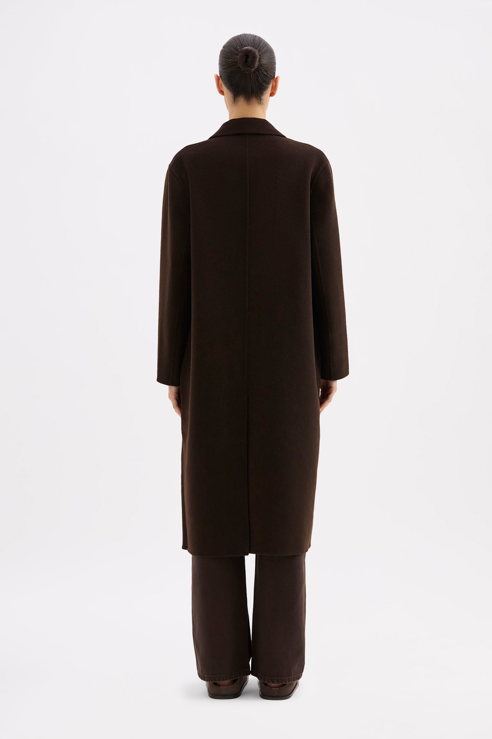 Riley Wool Coat Espresso 
