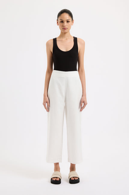Thilda Linen Culotte White 