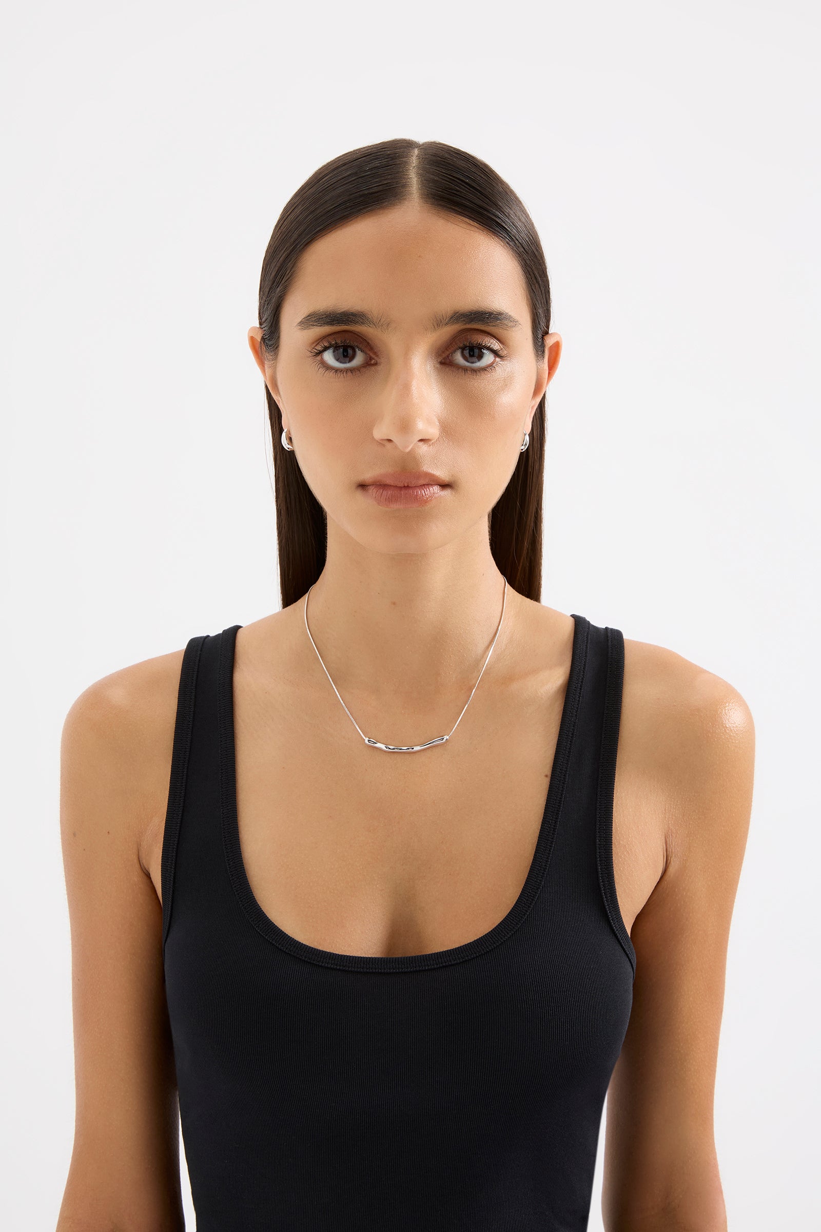 Hadlee Necklace Silver 