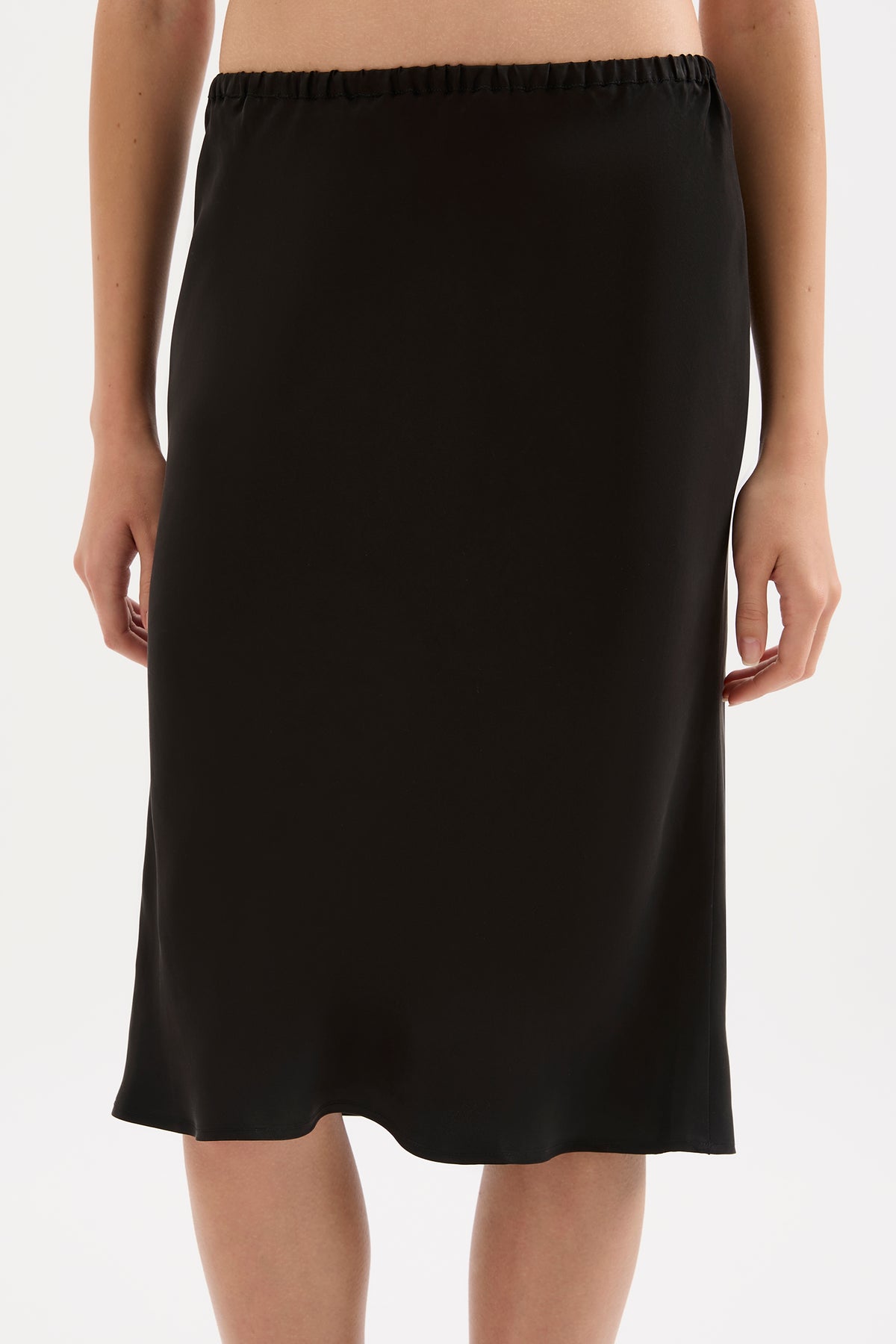 Raye Cupro Skirt Black 