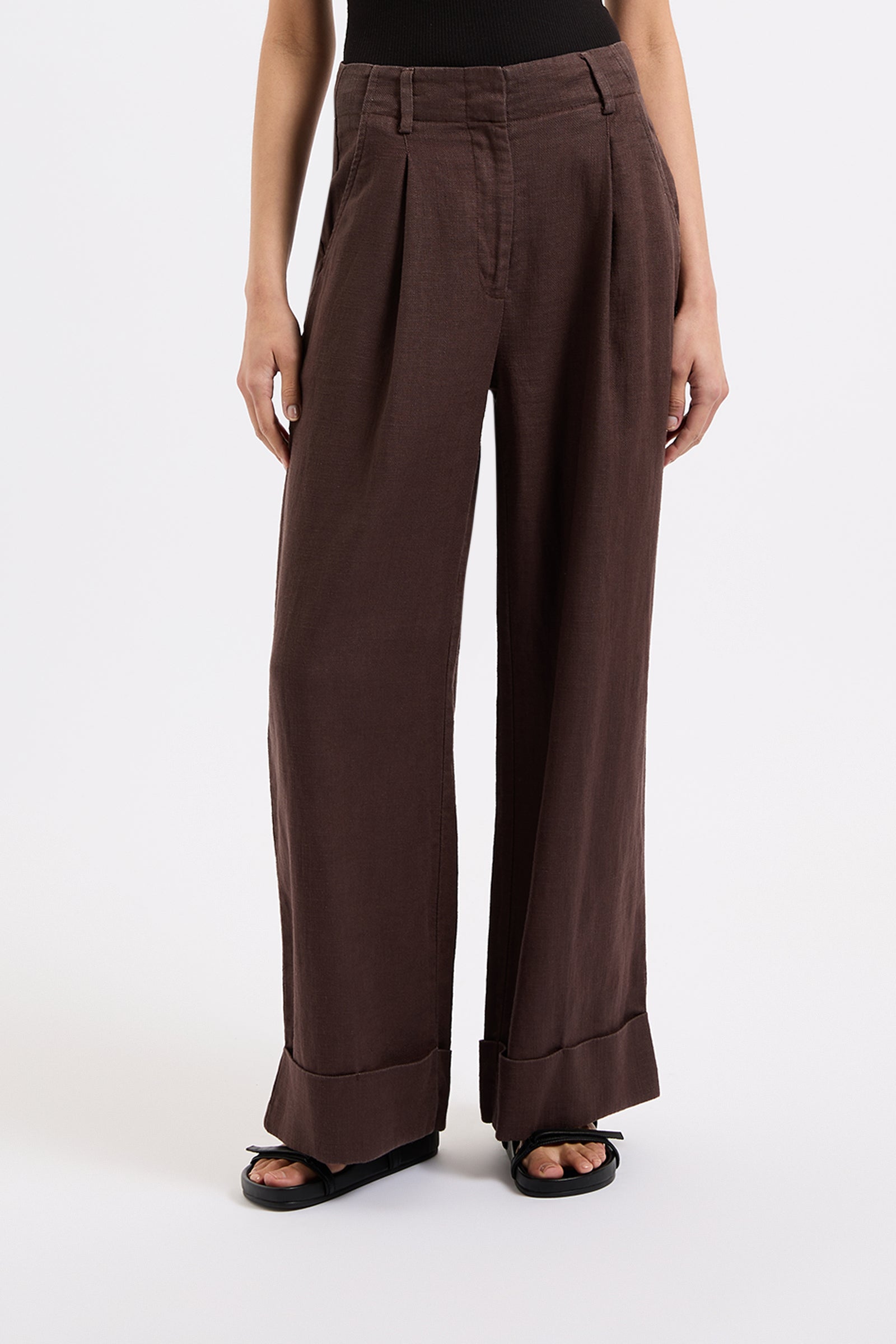 Paloma Tailored Pant Espresso 