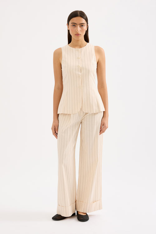 IRVING PINSTRIPE PANT