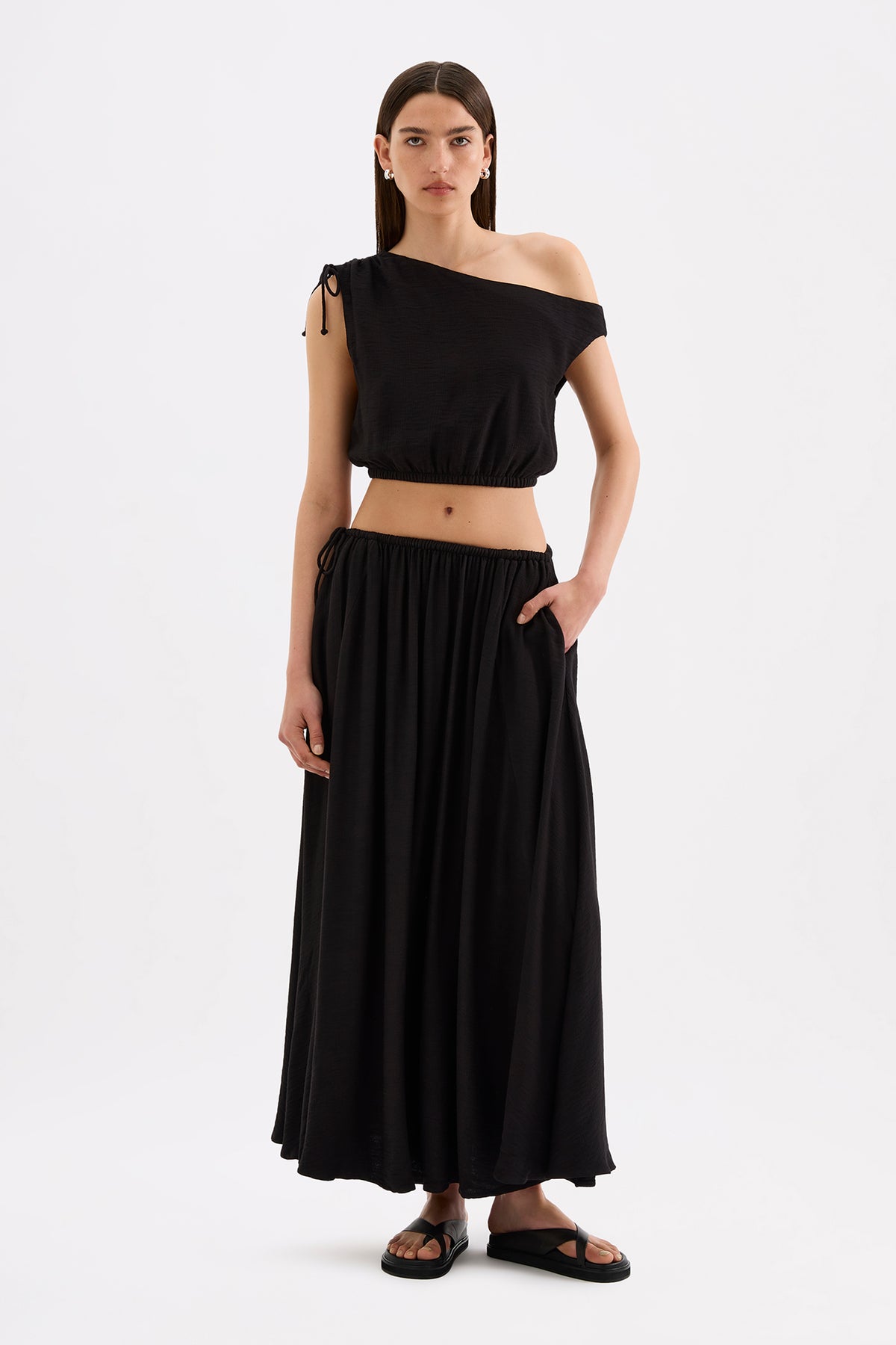 Ambrose Maxi Skirt Black 