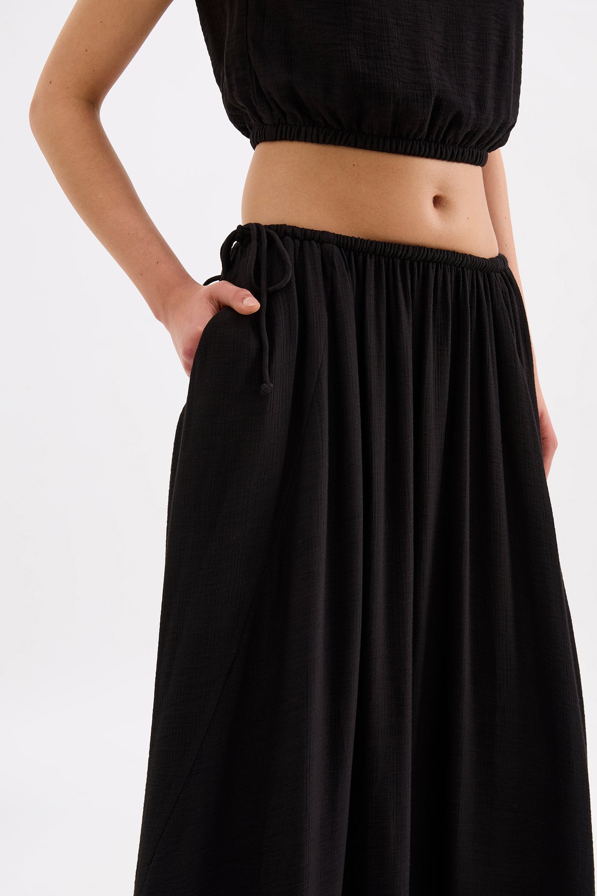 Ambrose Maxi Skirt Black 