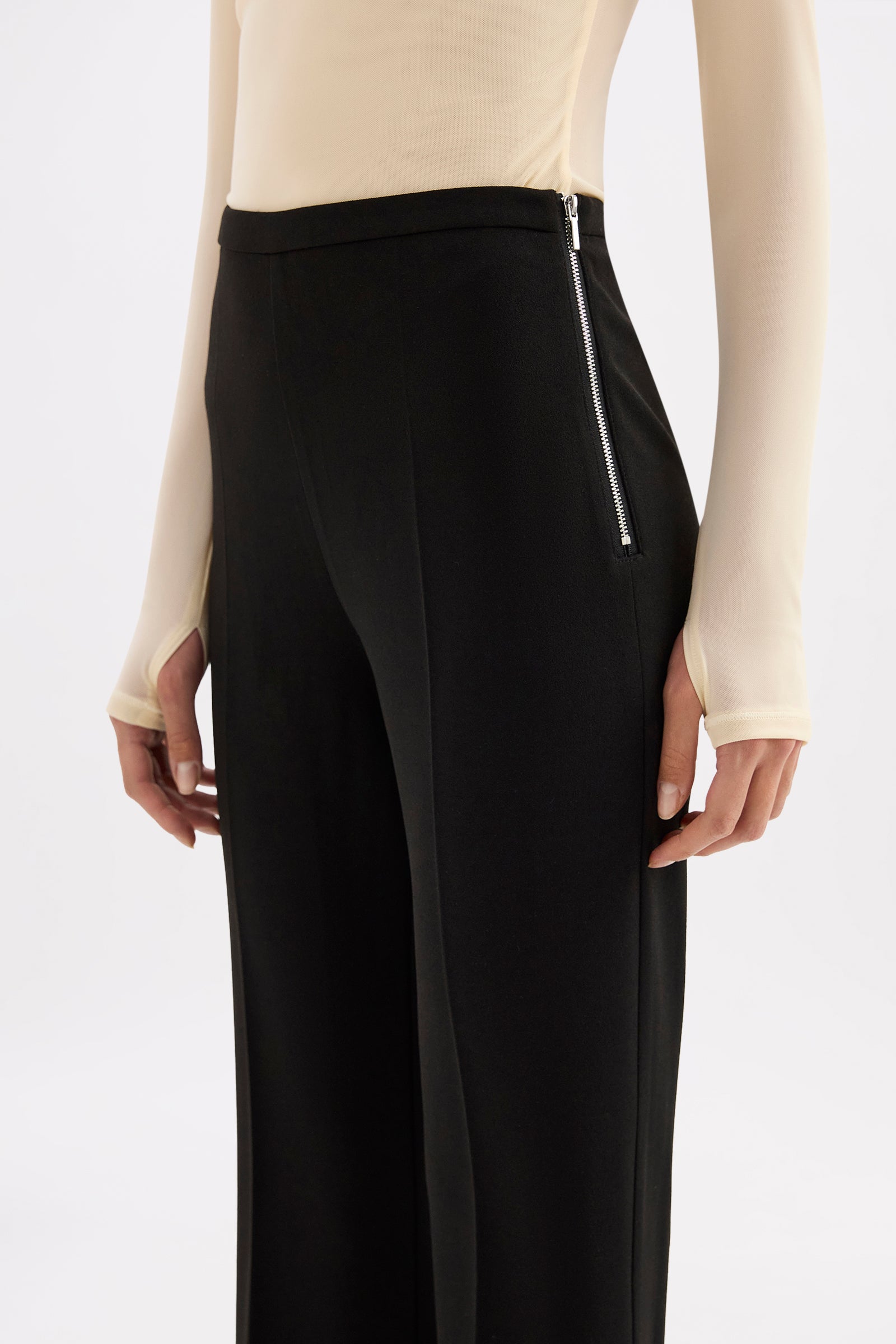 Cosima Flare Pant Black 
