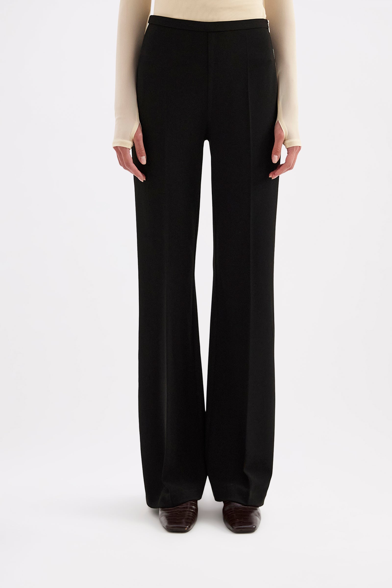 Cosima Flare Pant Black 