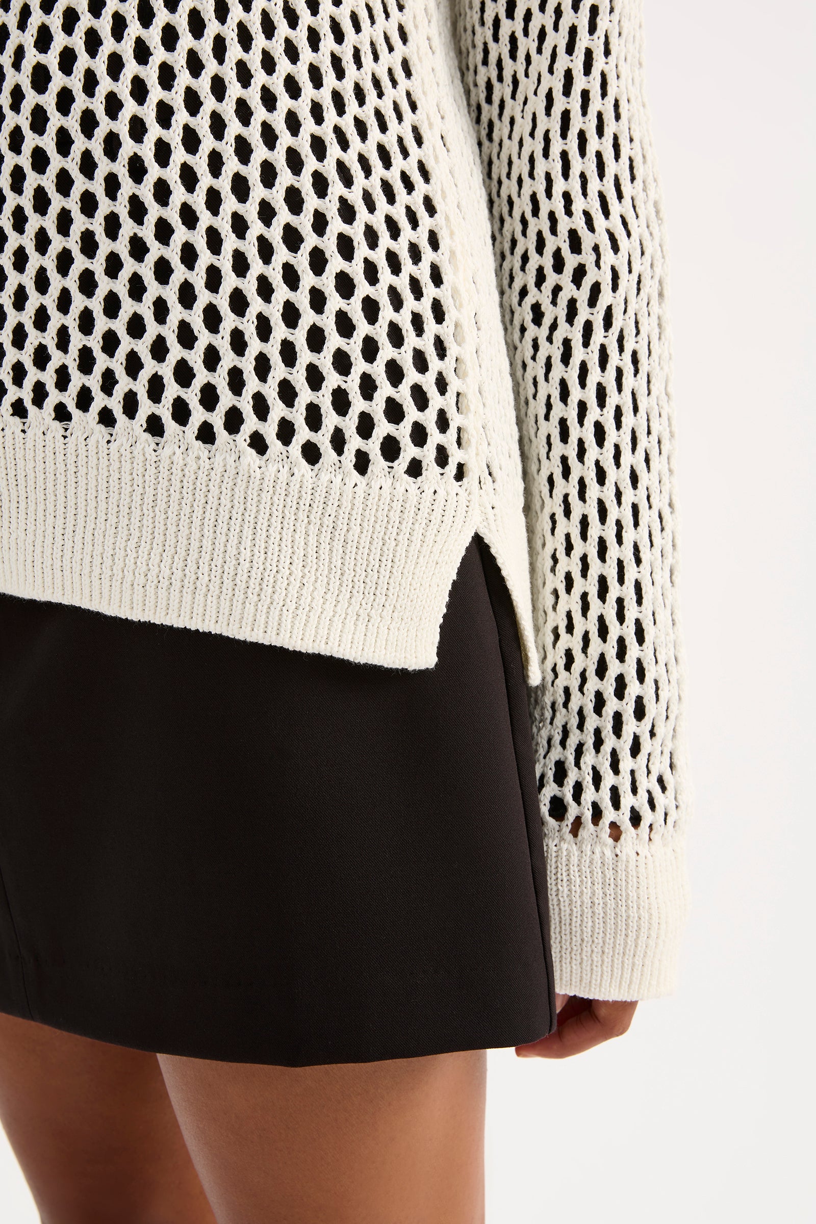 Garcia Crochet Knit Salt 