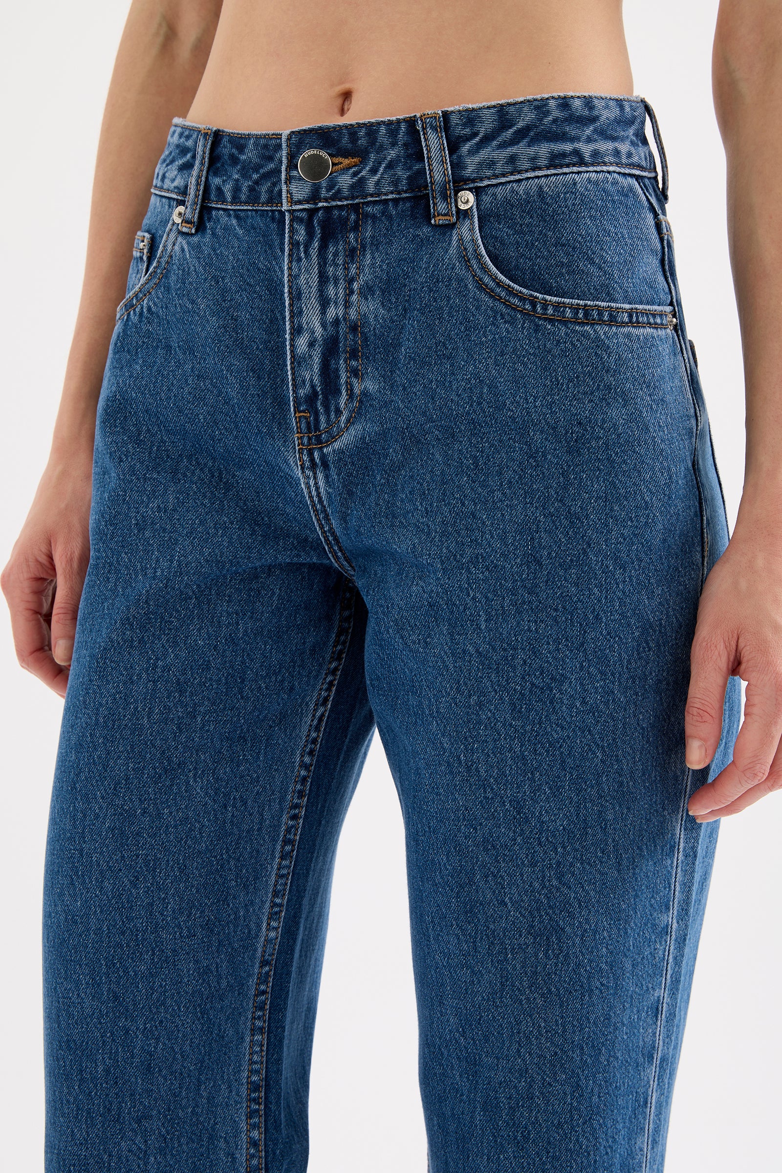 Organic Straight Leg Jean Royal Blue 