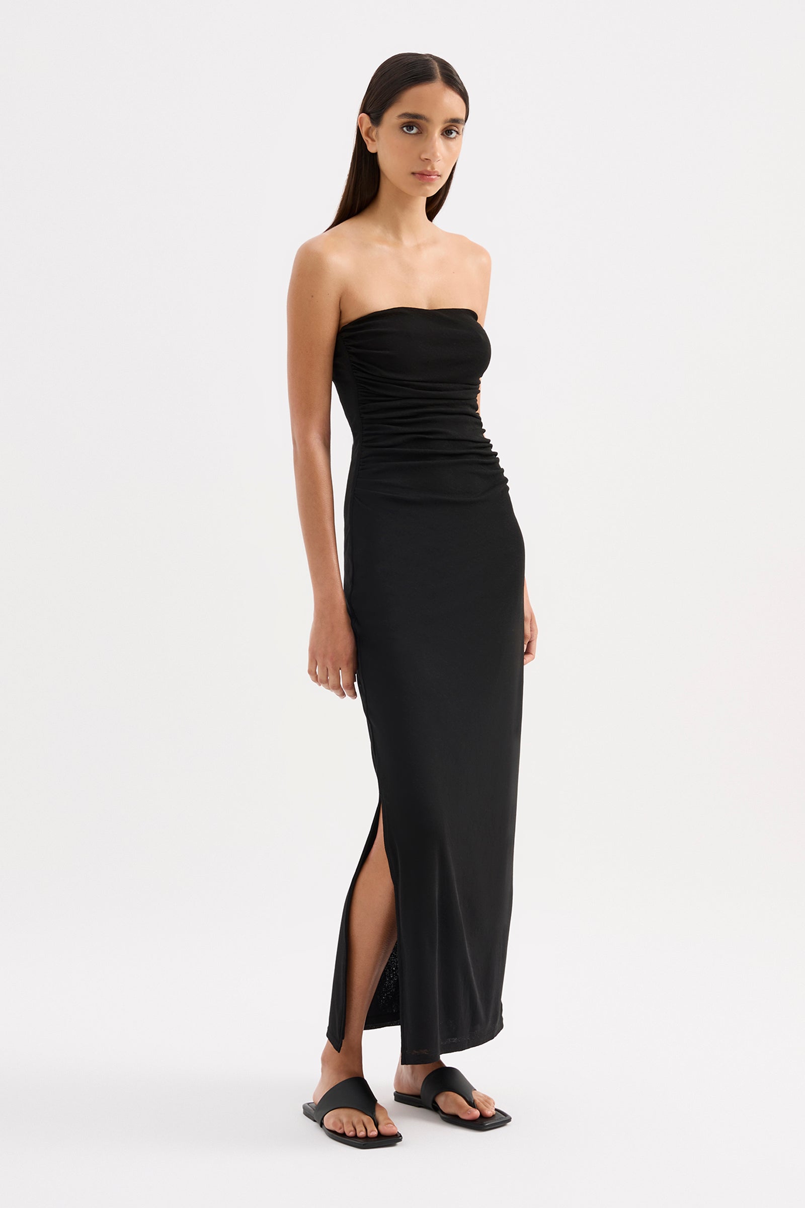 Fiora Mesh Dress Black 