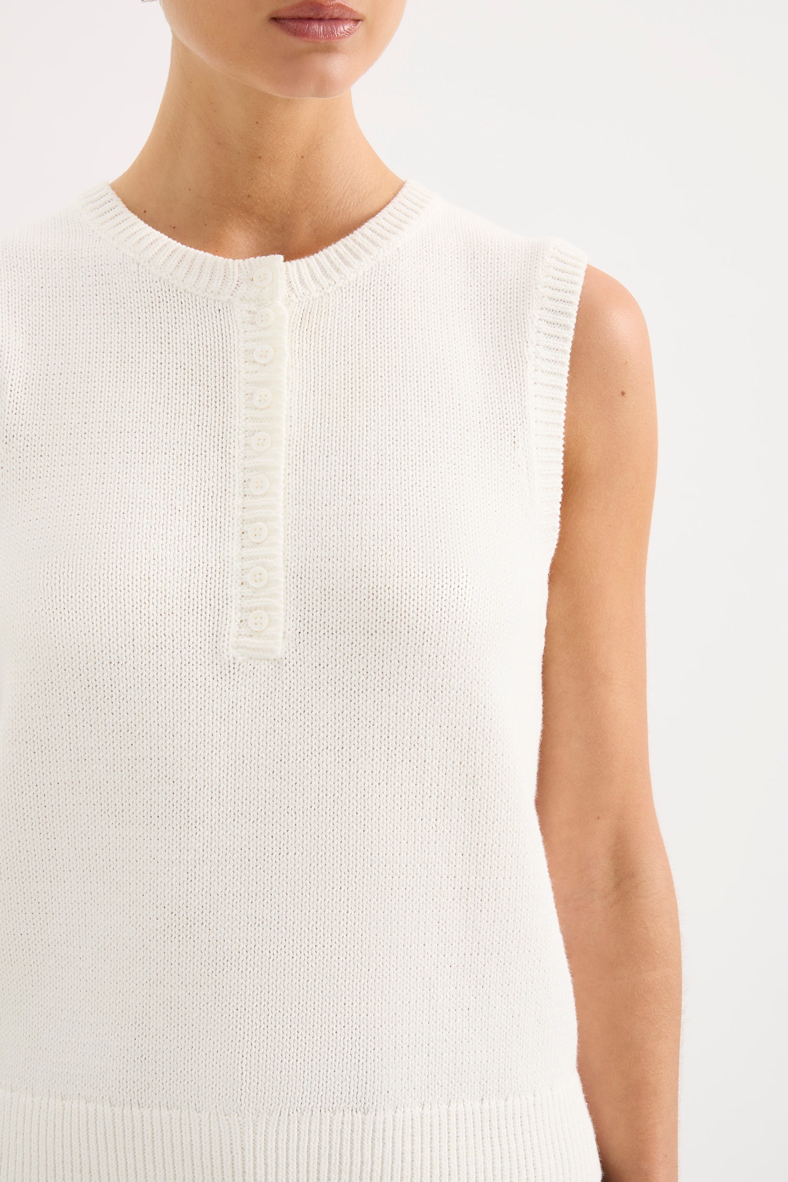 Marie Knit Top Salt 