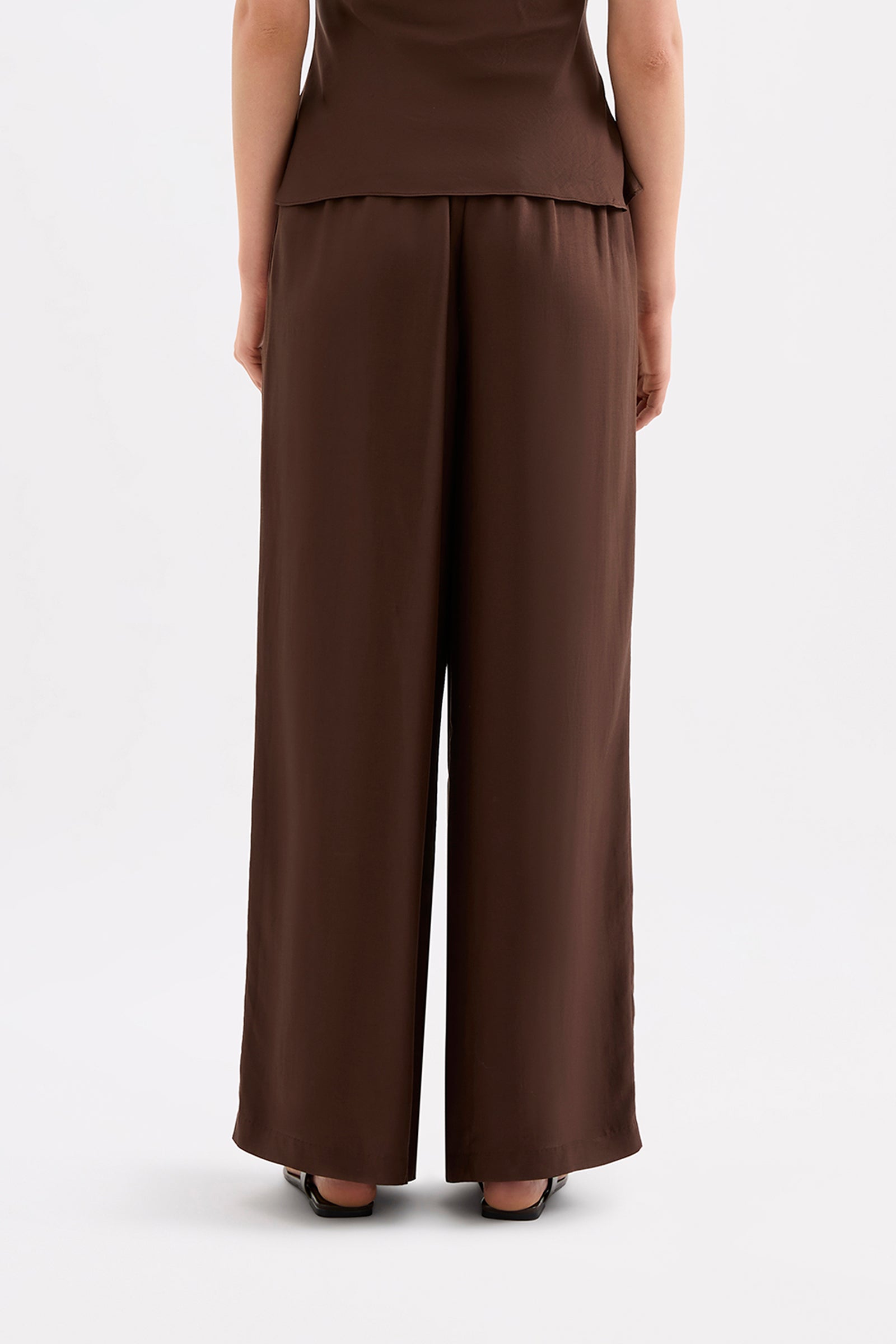 Tilly Tencel Pant Chocolate 