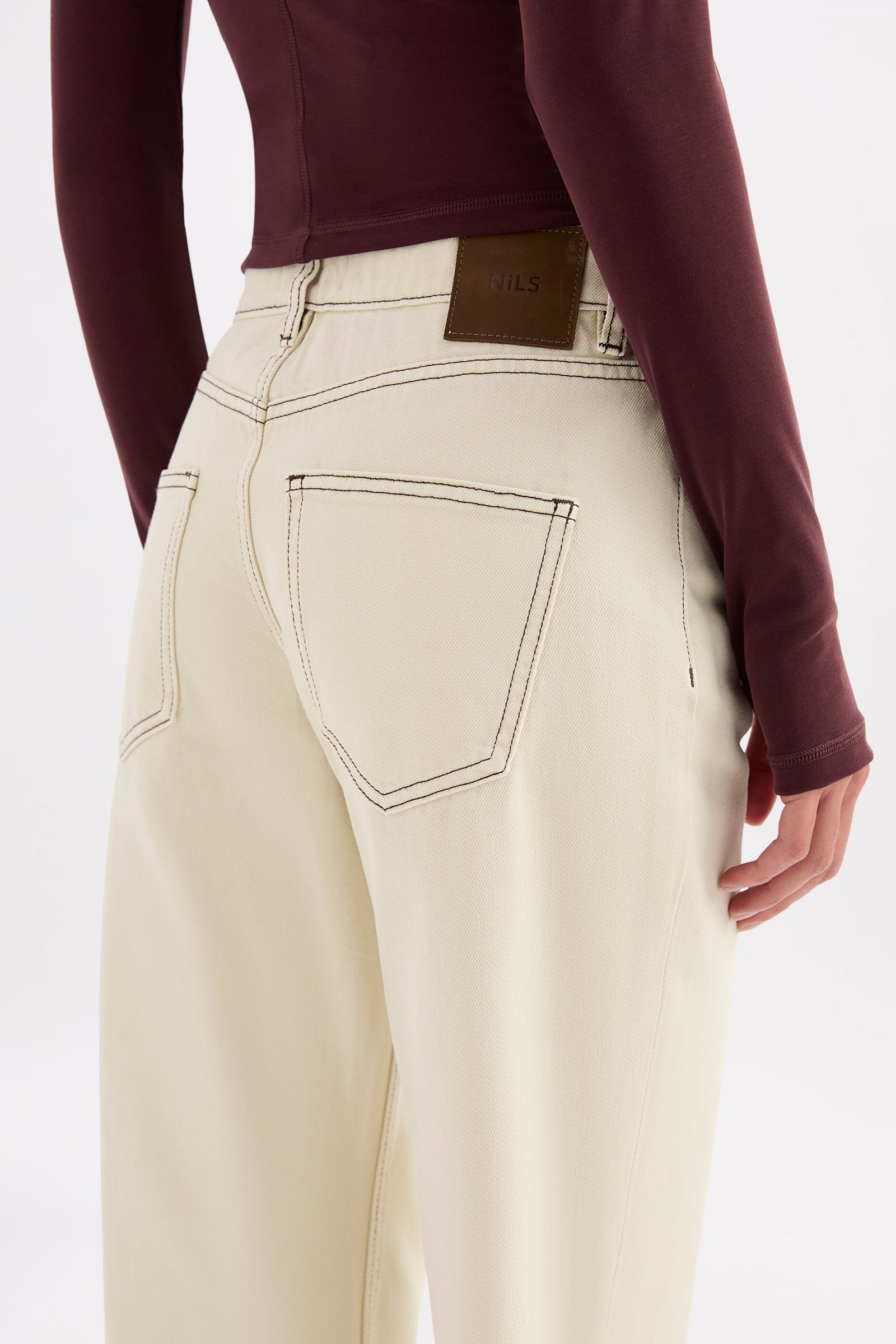 Tamar Straight Leg Jean Champagne 