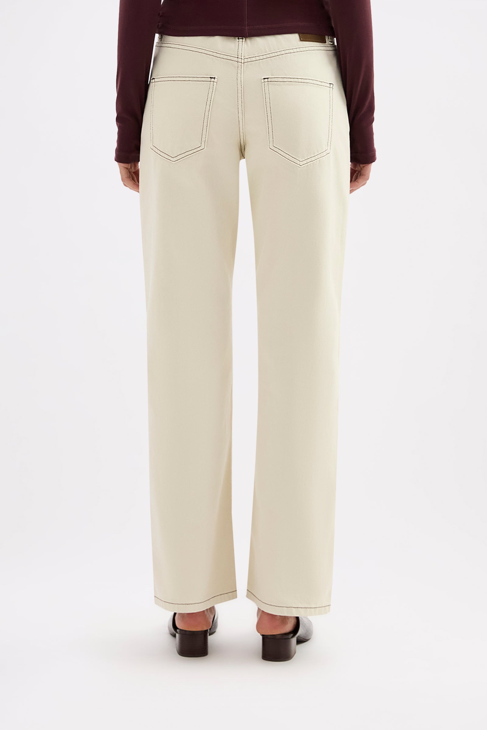 Tamar Straight Leg Jean Champagne 
