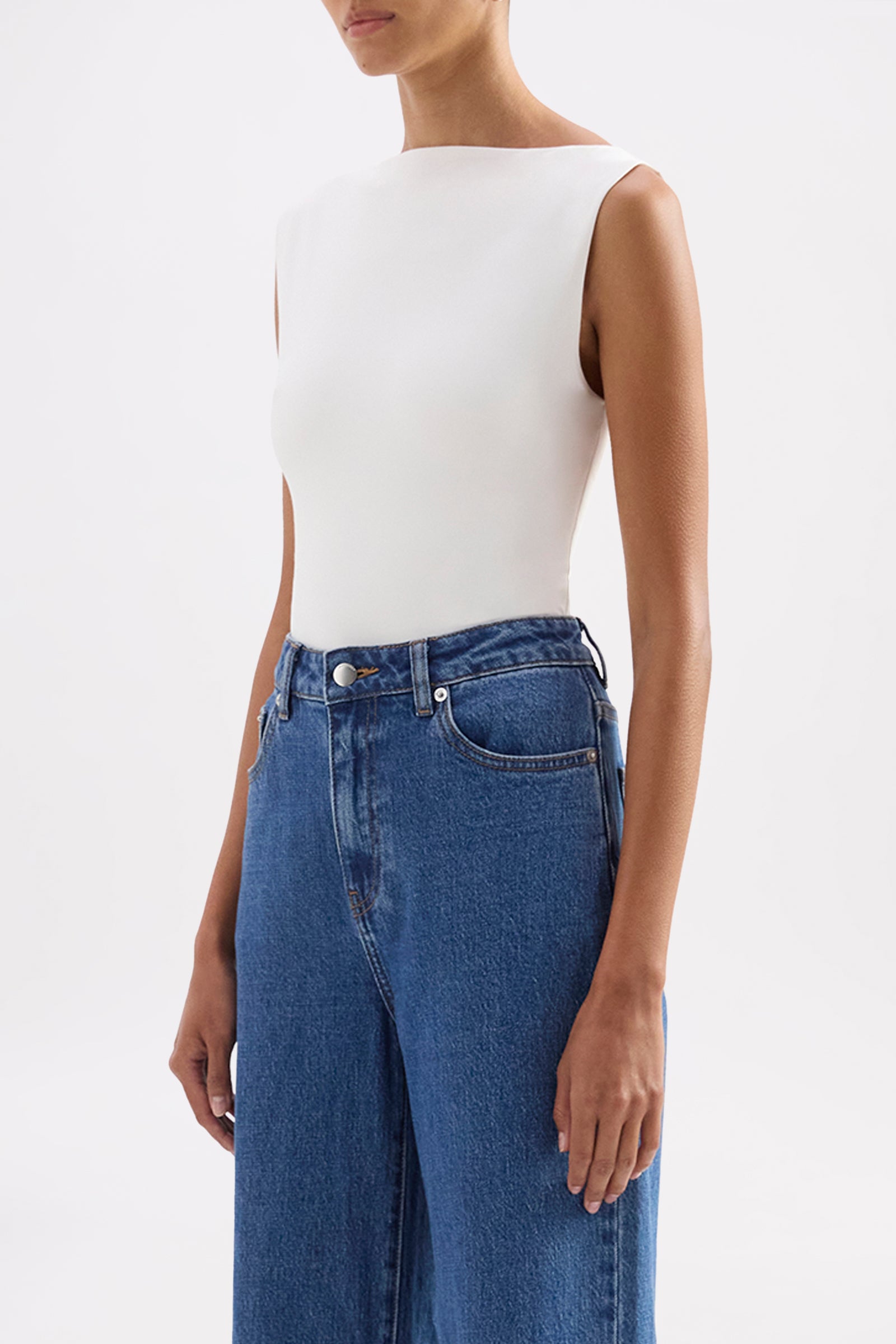 Lois Organic Tank White 