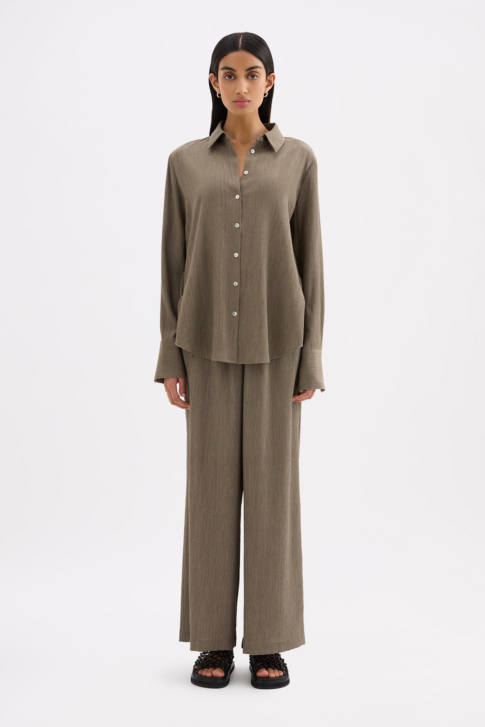 Samira Shirt Truffle 