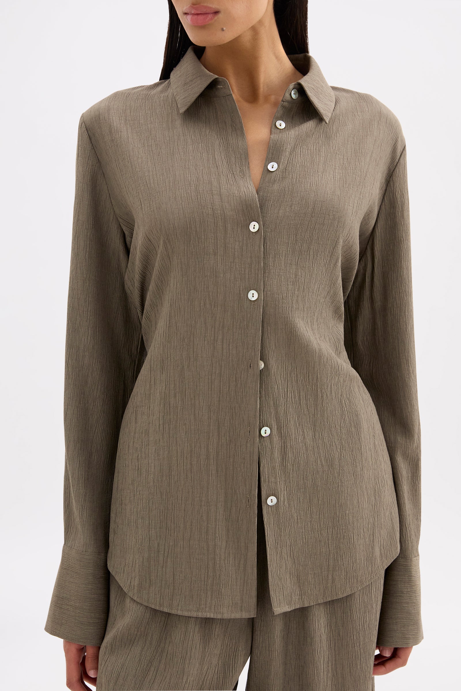 Samira Shirt Truffle 