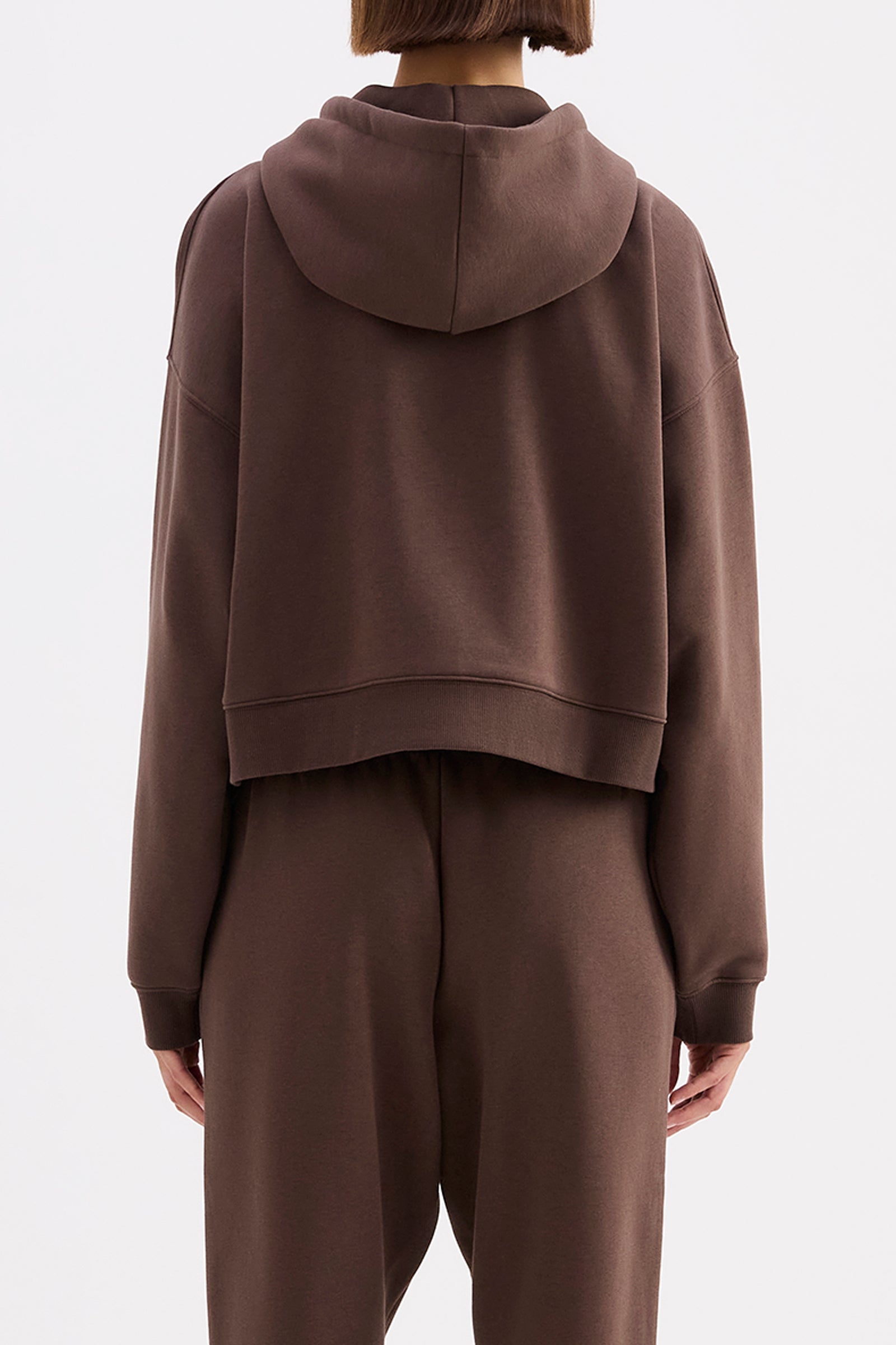 Carter Zip Up Hoodie Chocolate 