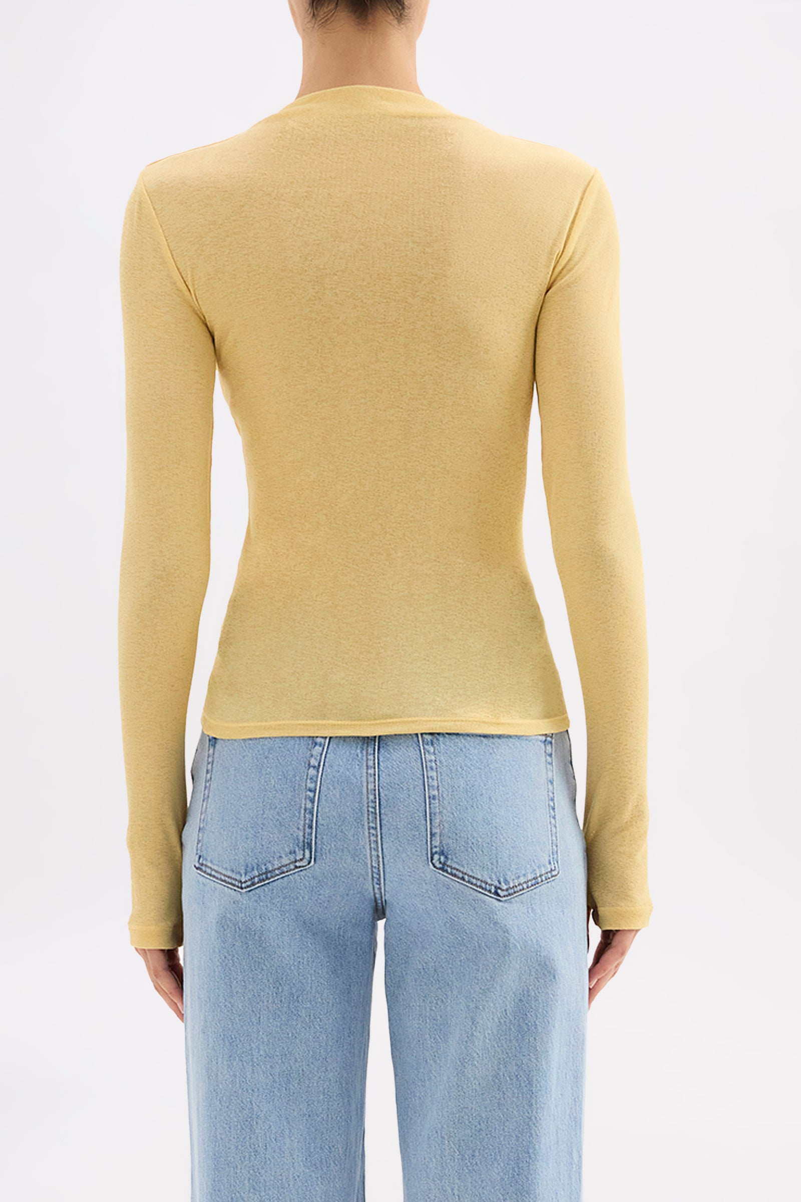 Marti Mesh Top Butter 