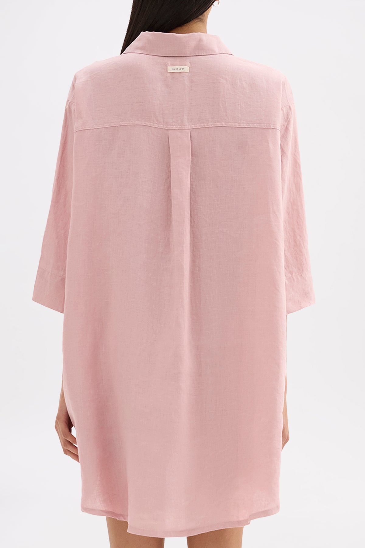 Lounge Linen Longline Shirt & Short Set 