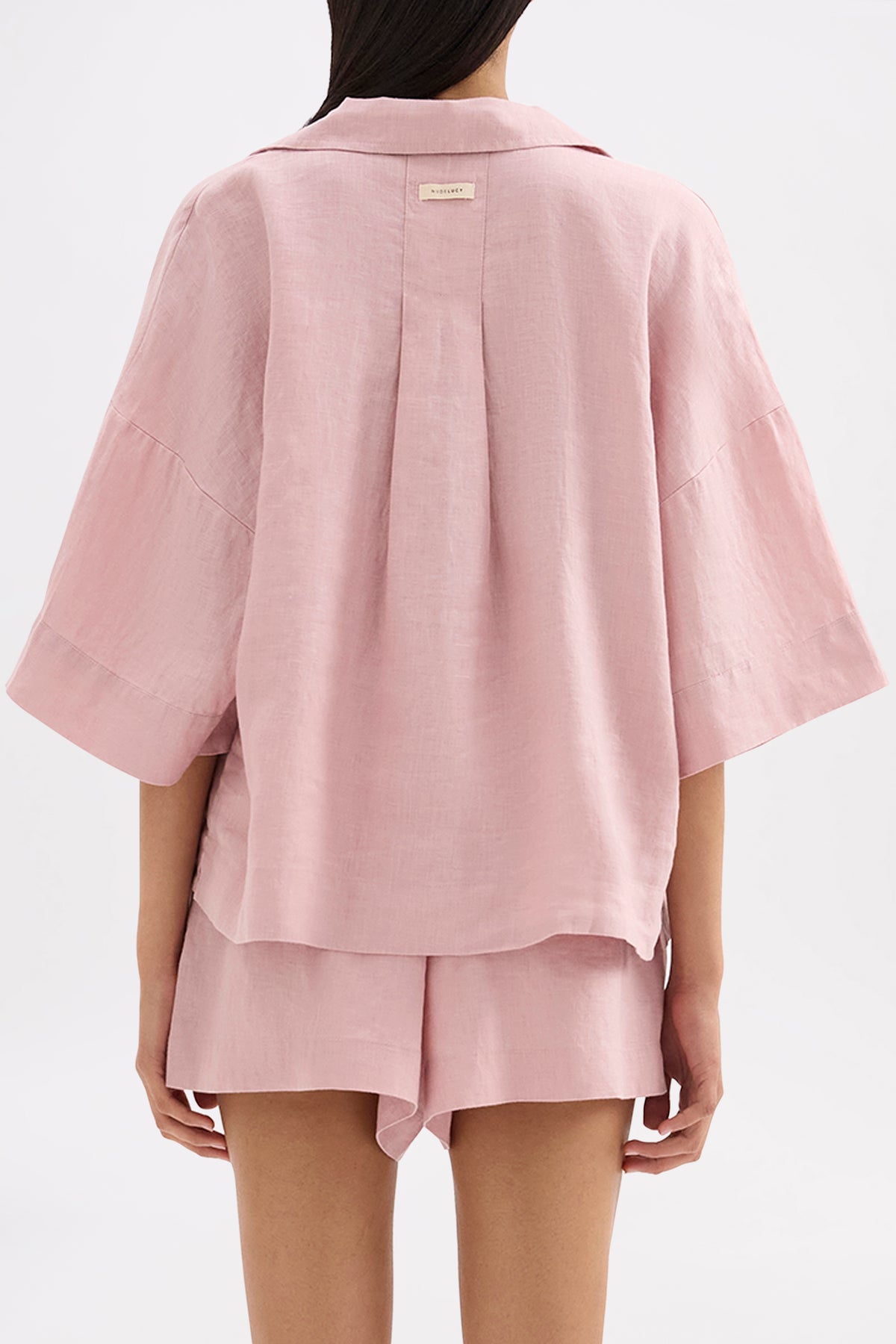 Lounge Linen Shirt & Short Set 