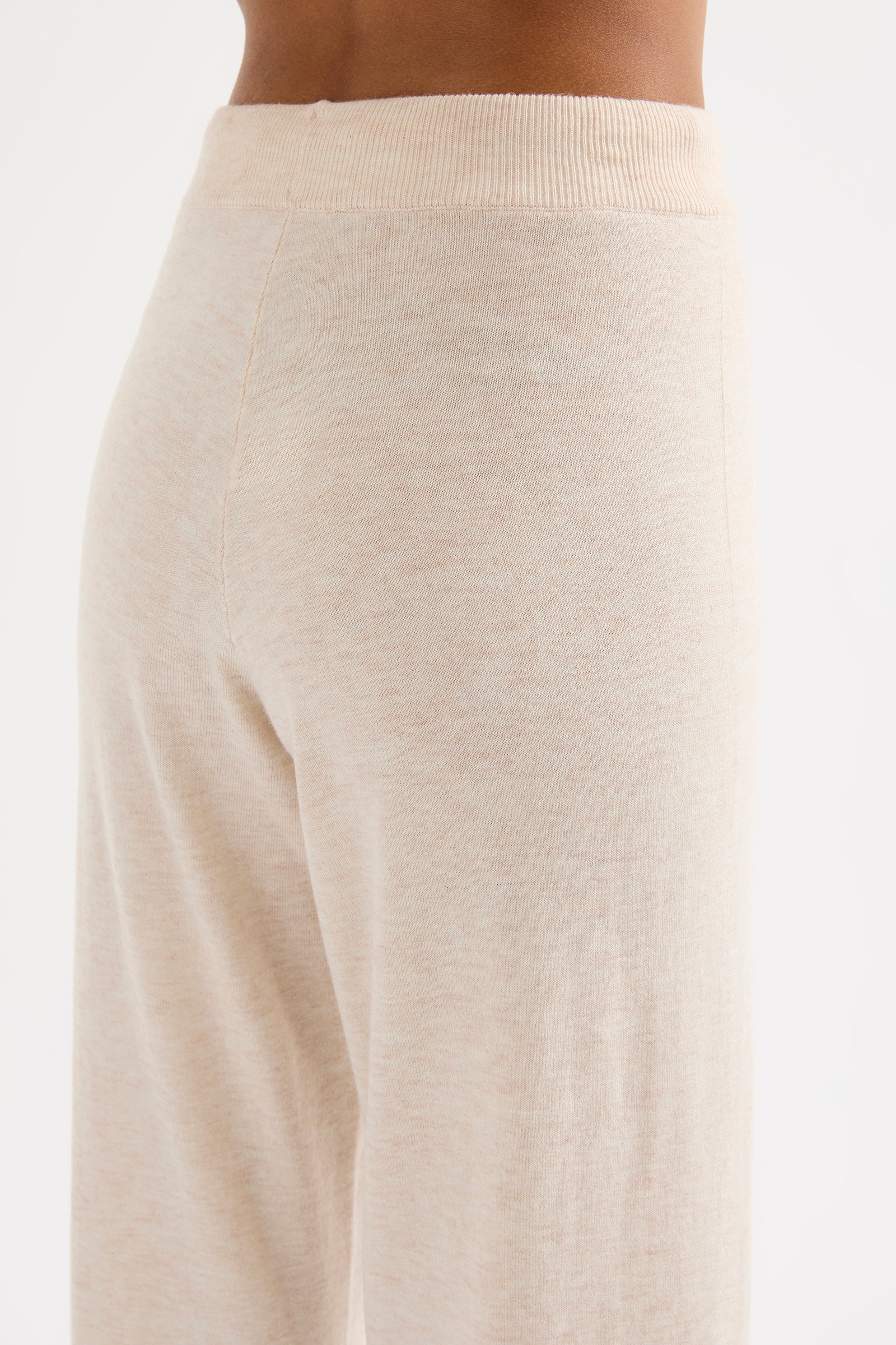 Rae Knit Pant Cream Marle 