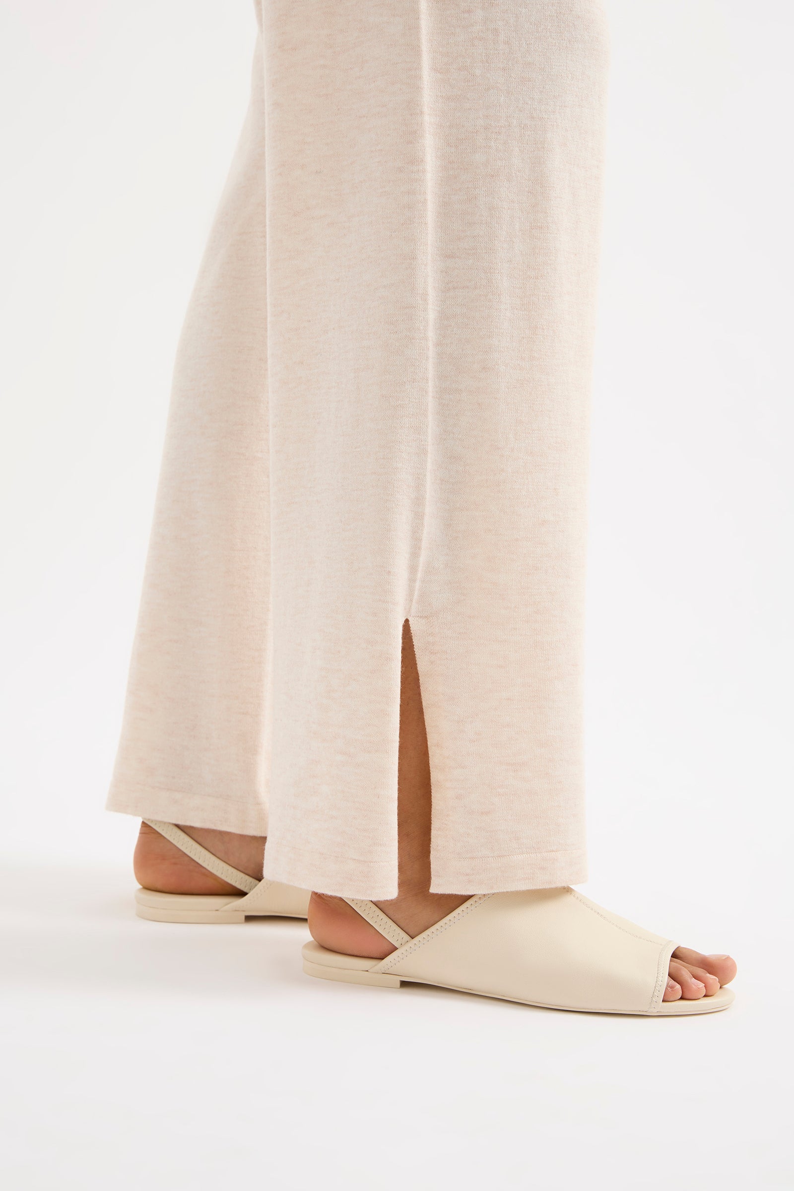 Rae Knit Pant Cream Marle 