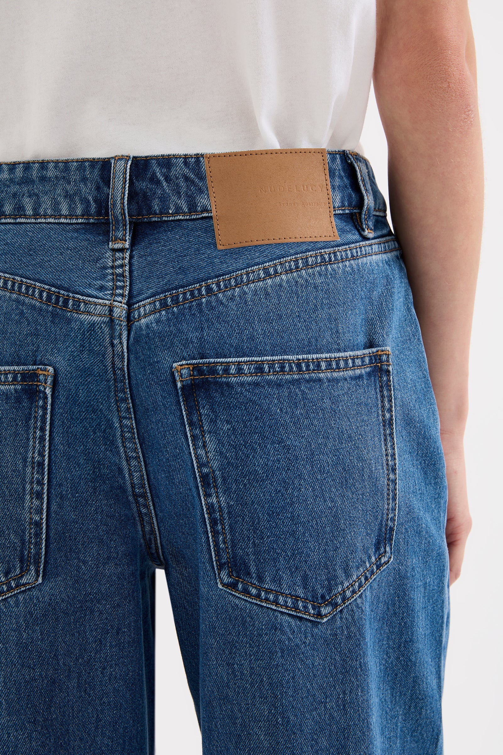 Organic Baggy Jean Royal Blue 