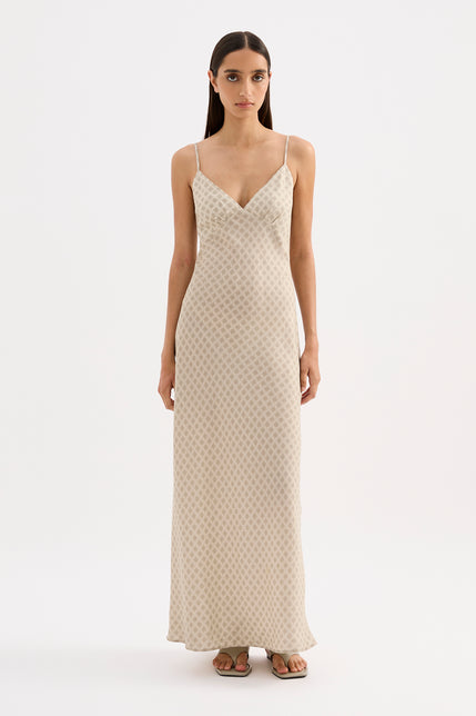Cosmos Cupro Slip Dress Cosmos 
