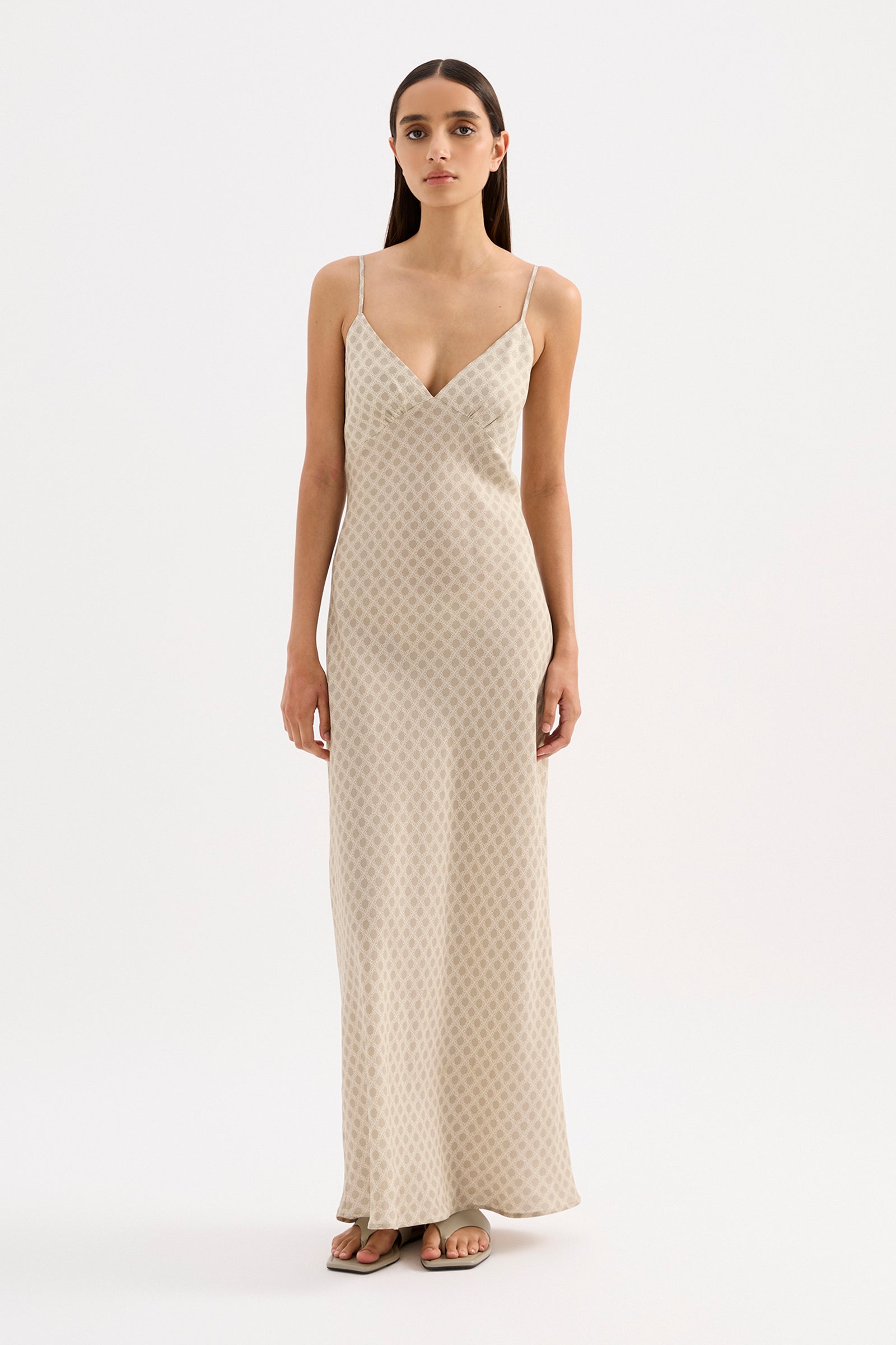 Cosmos Cupro Slip Dress Cosmos 