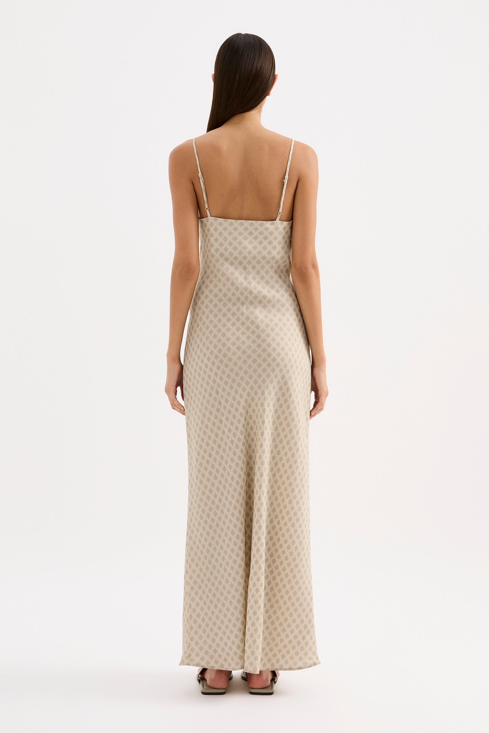 Cosmos Cupro Slip Dress Cosmos 
