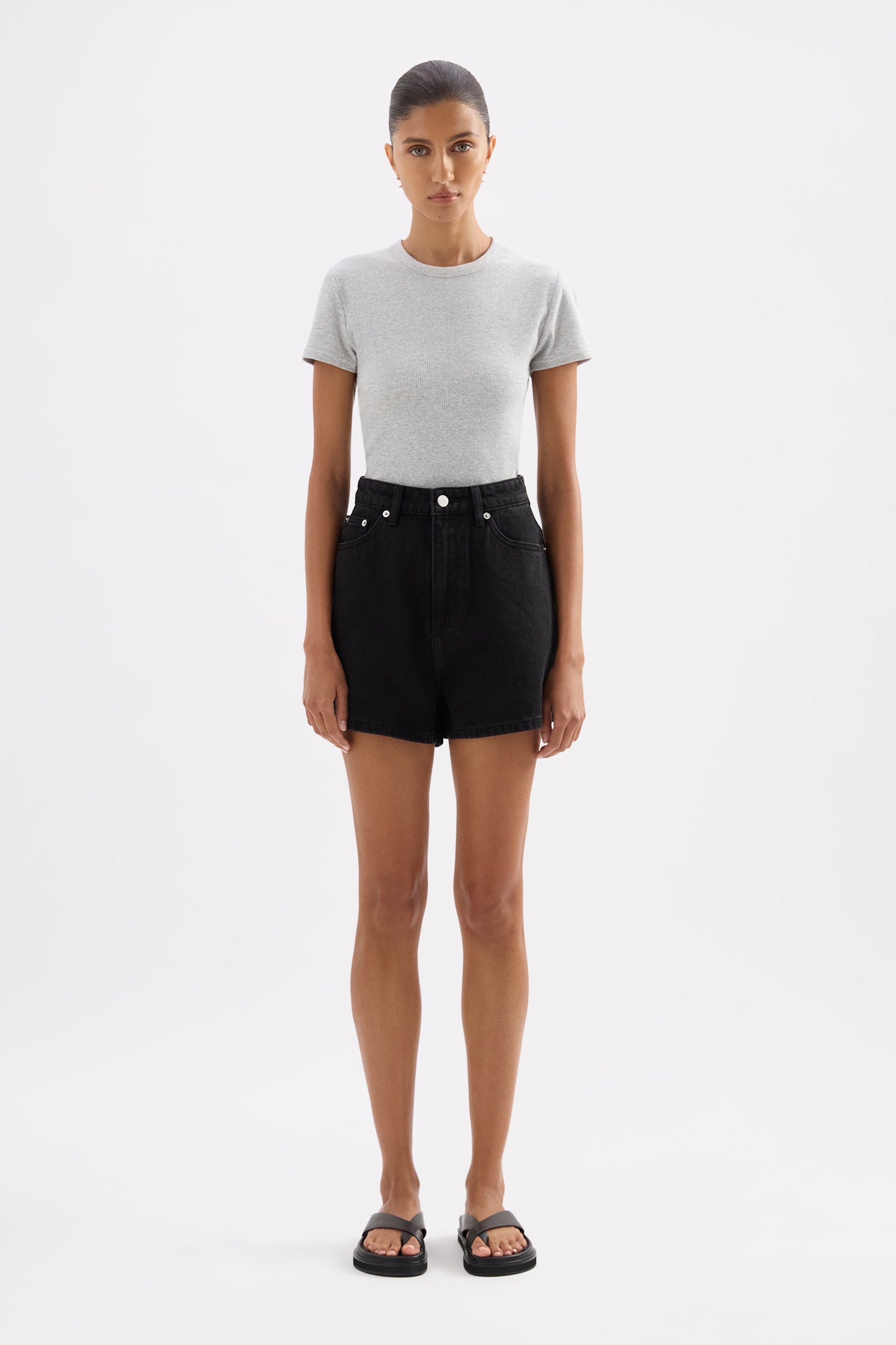 Organic Mom Short Vintage Black 