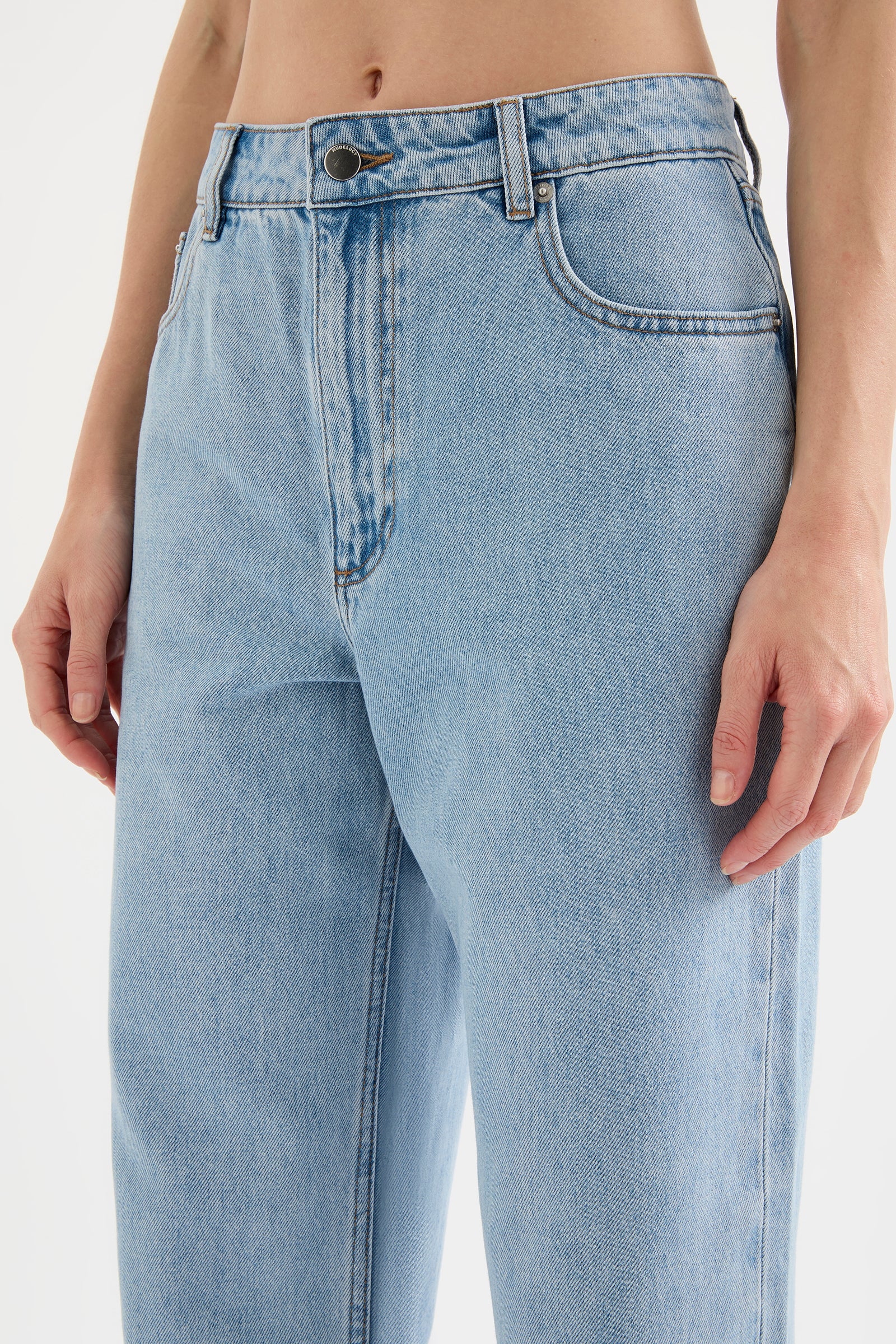 Organic Baggy Jean Soft Blue 