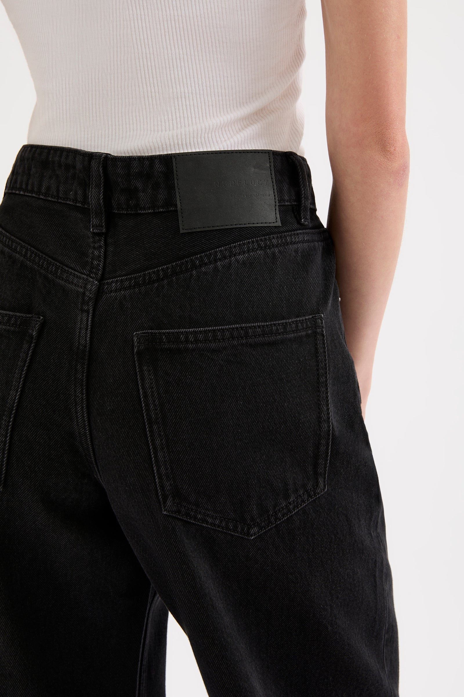 Organic Baggy Jean Vintage Black 