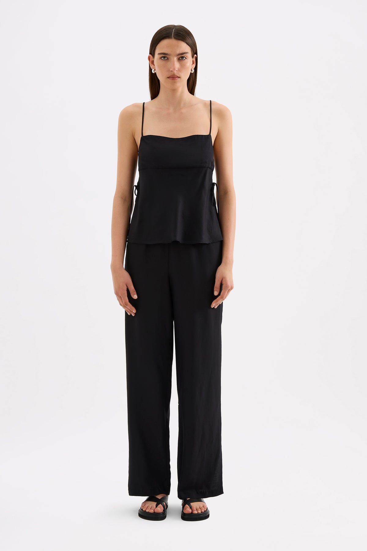 Jaslynn Tencel Top Black 