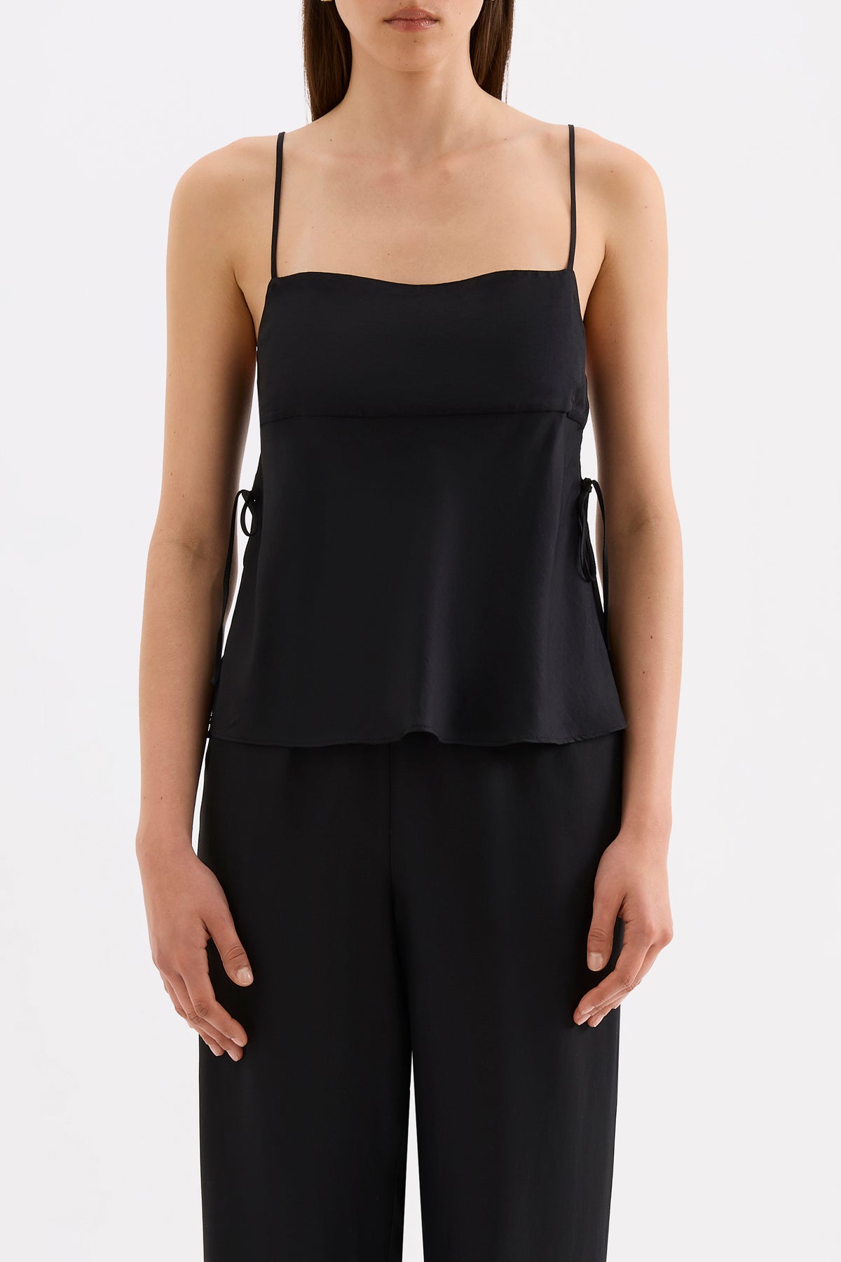Jaslynn Tencel Top Black 