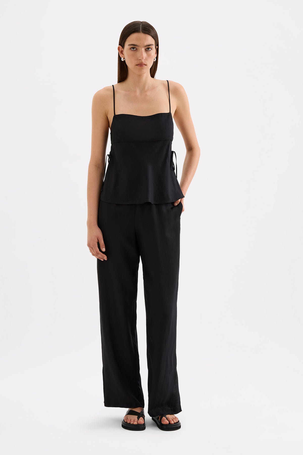 Jaslynn Tencel Pant Black 