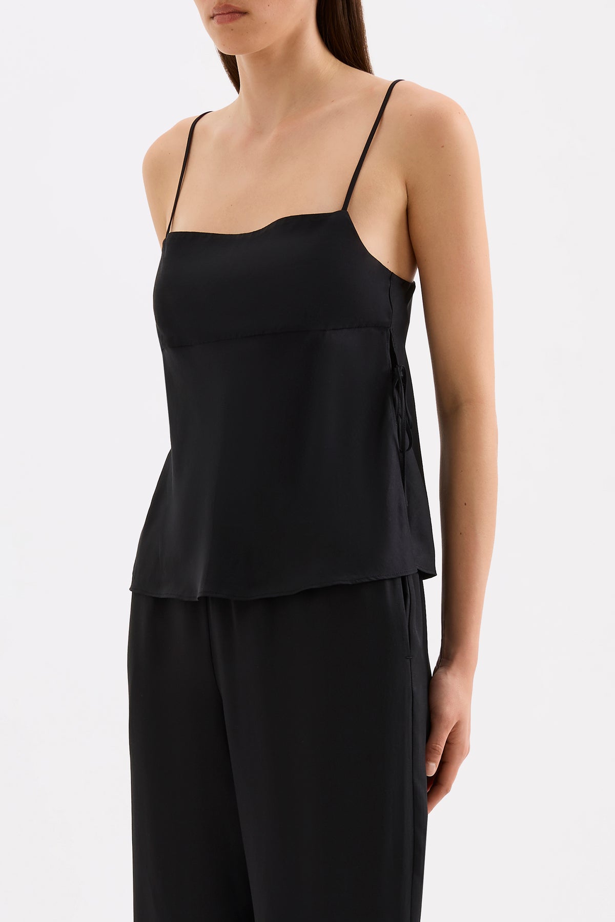 Jaslynn Tencel Top Black 