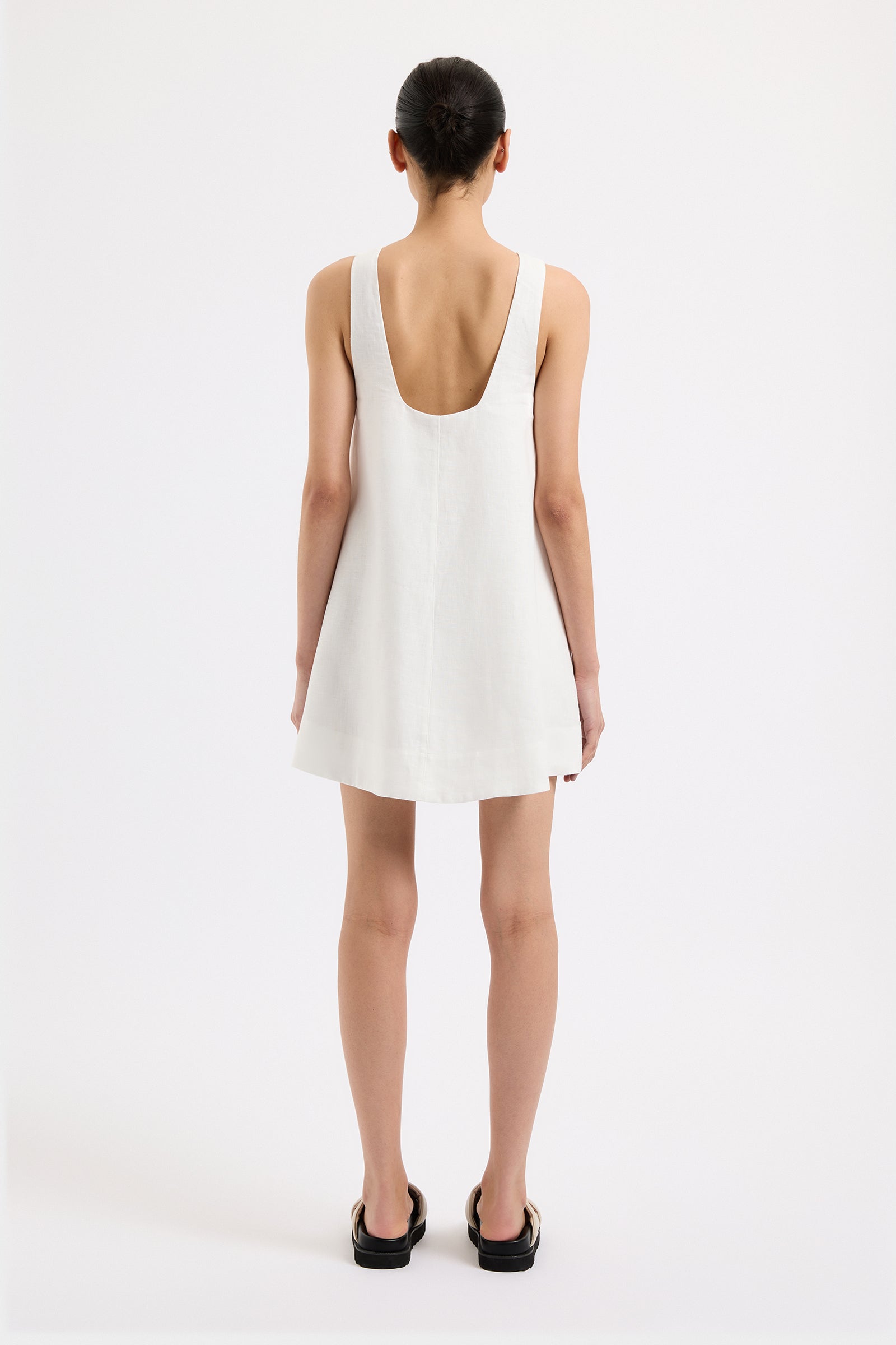 nude lucy linen mini dress Nude Lucy - Lyra Linen Mini Dress