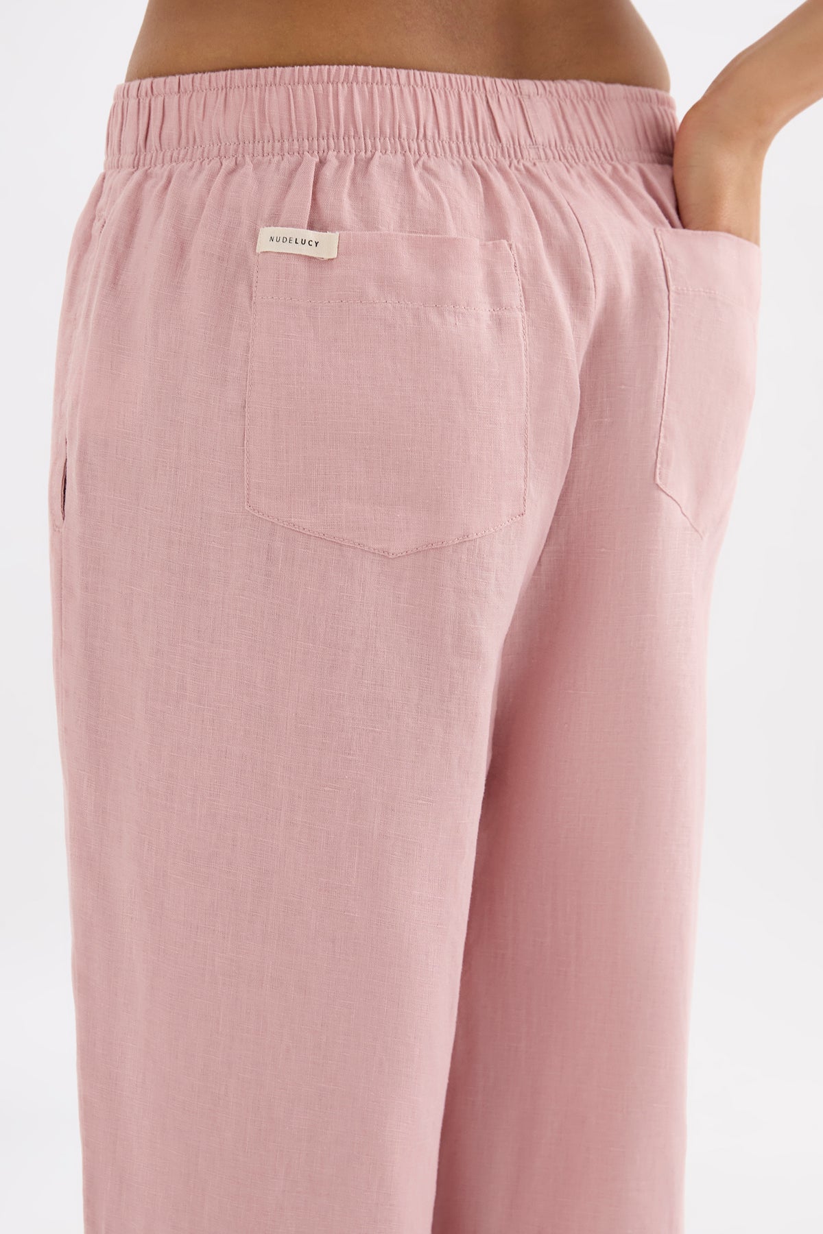 Lounge Linen Longline Shirt & Crop Pant Set 