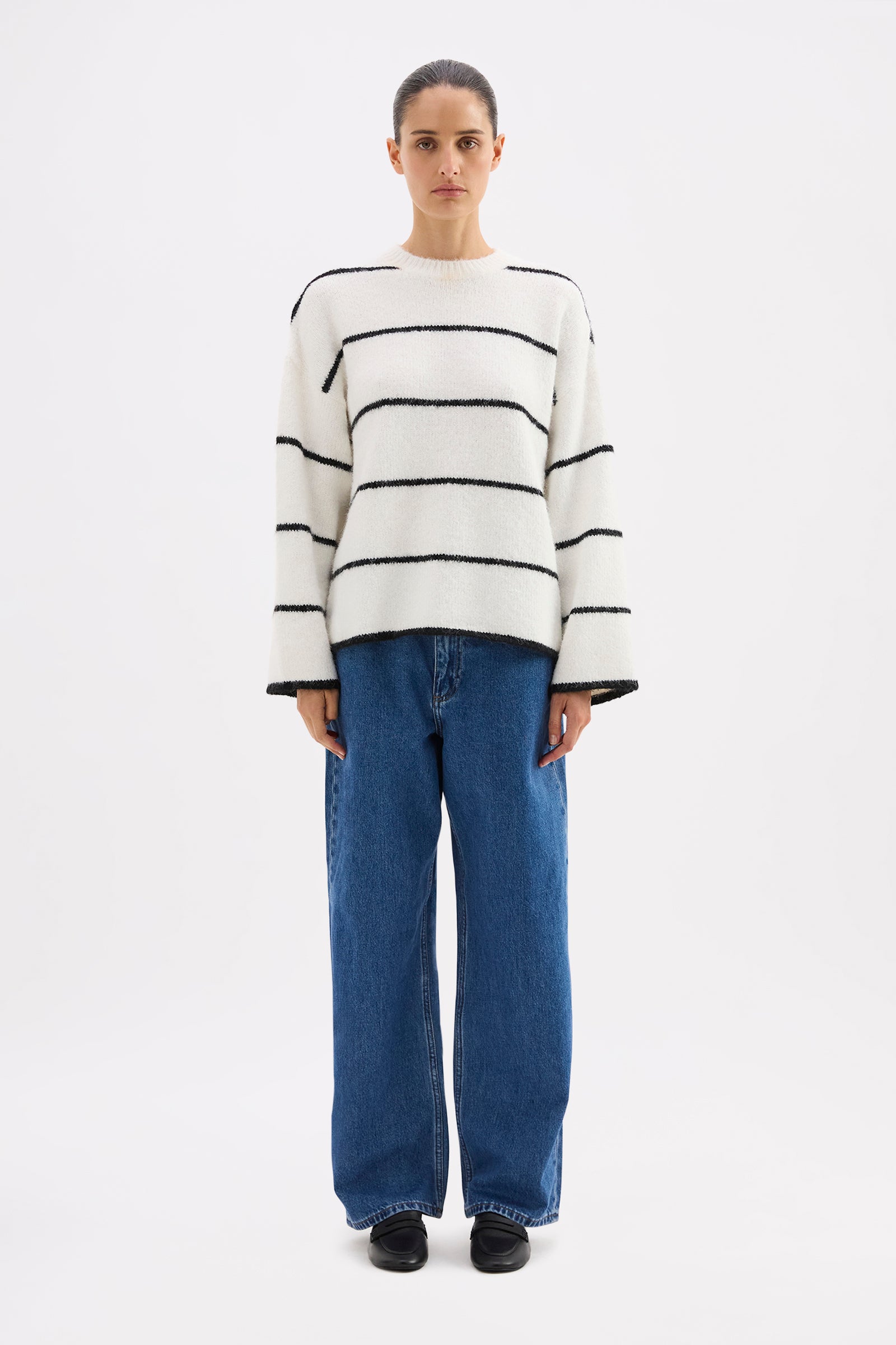 Colter Knit Black Stripe 