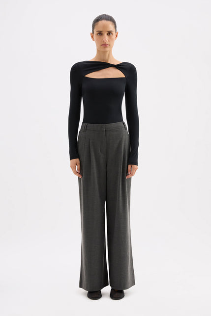 Fosca Pant Charcoal 