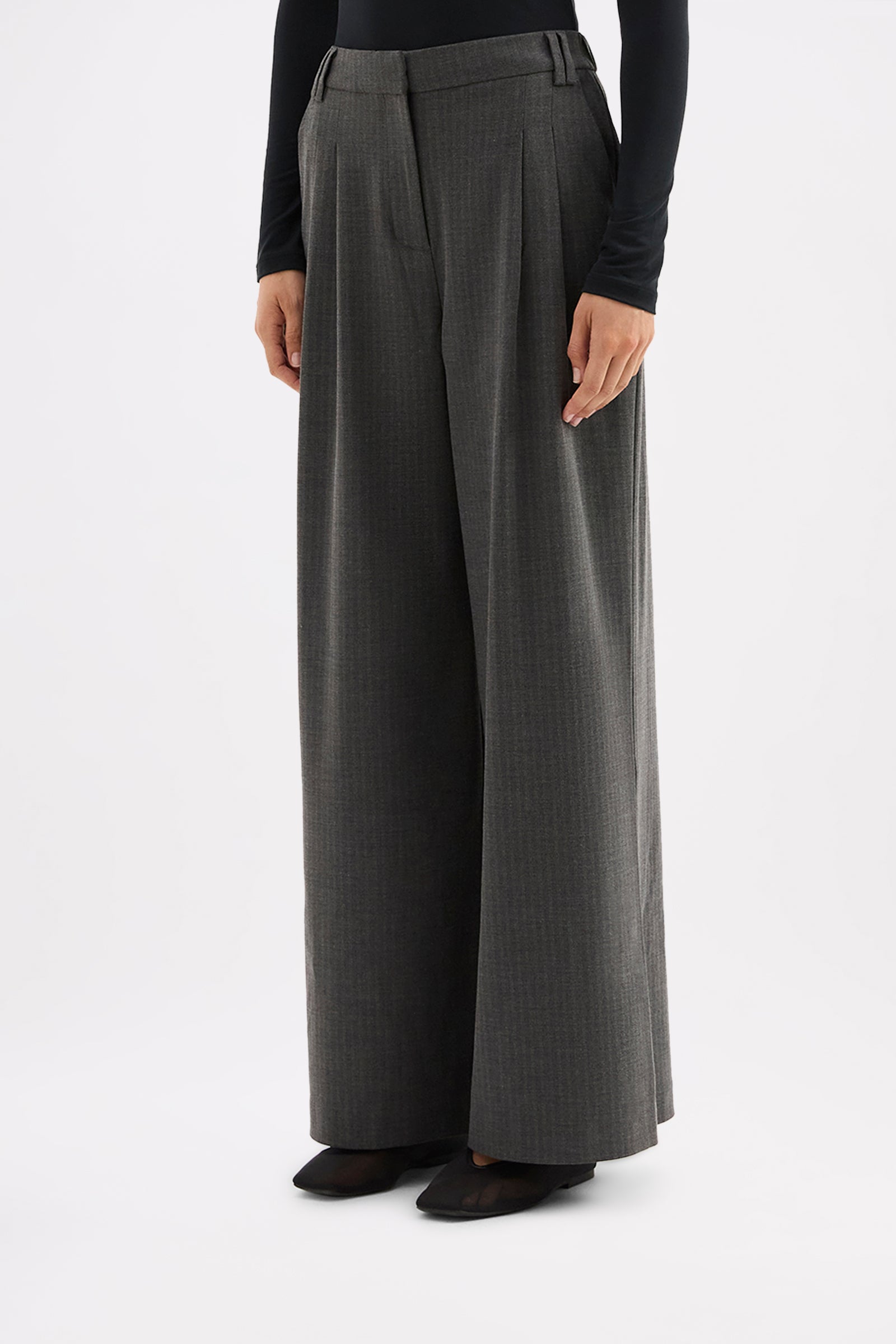 Fosca Pant Charcoal 