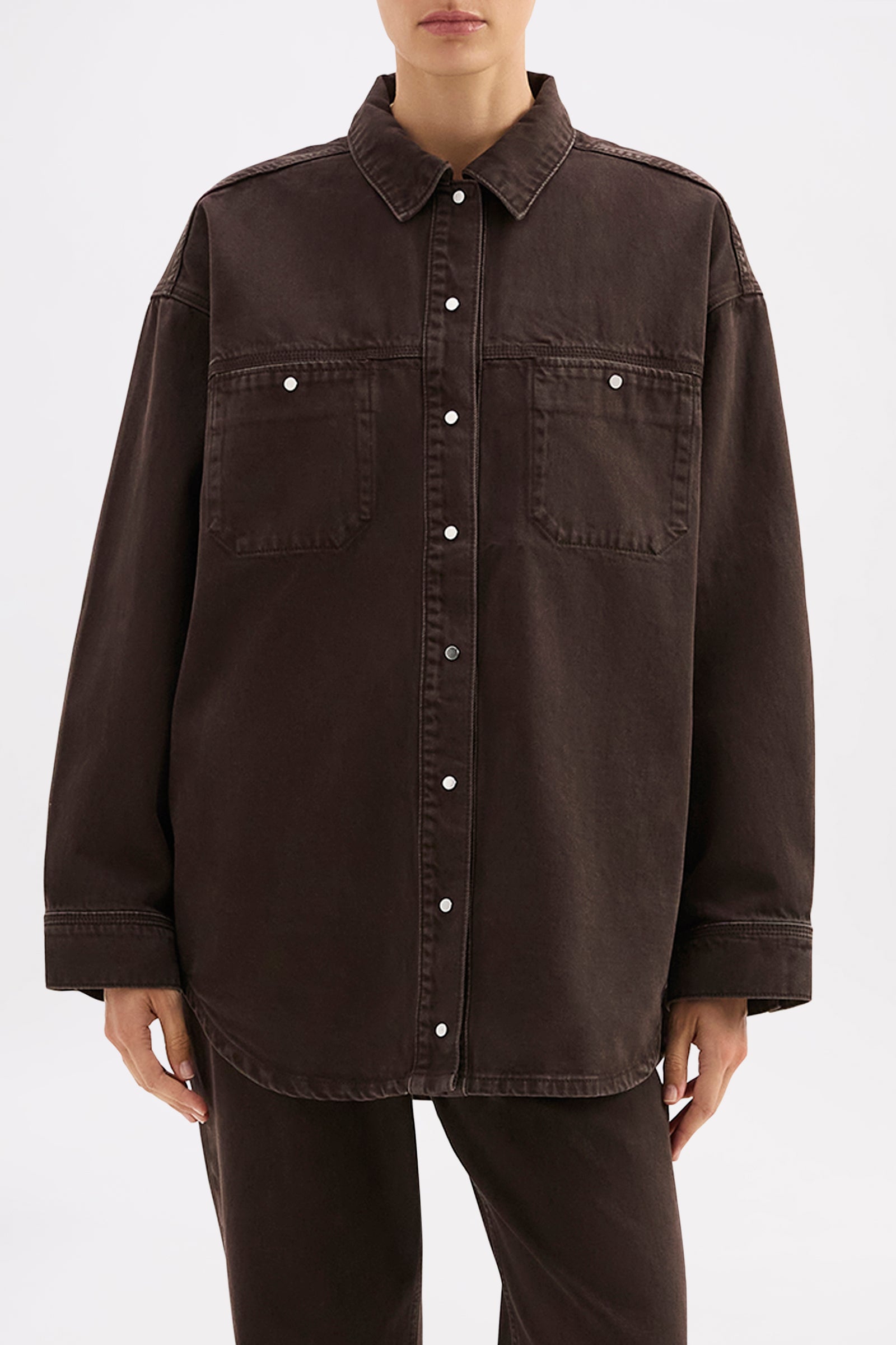 Brax Denim Jacket Espresso 