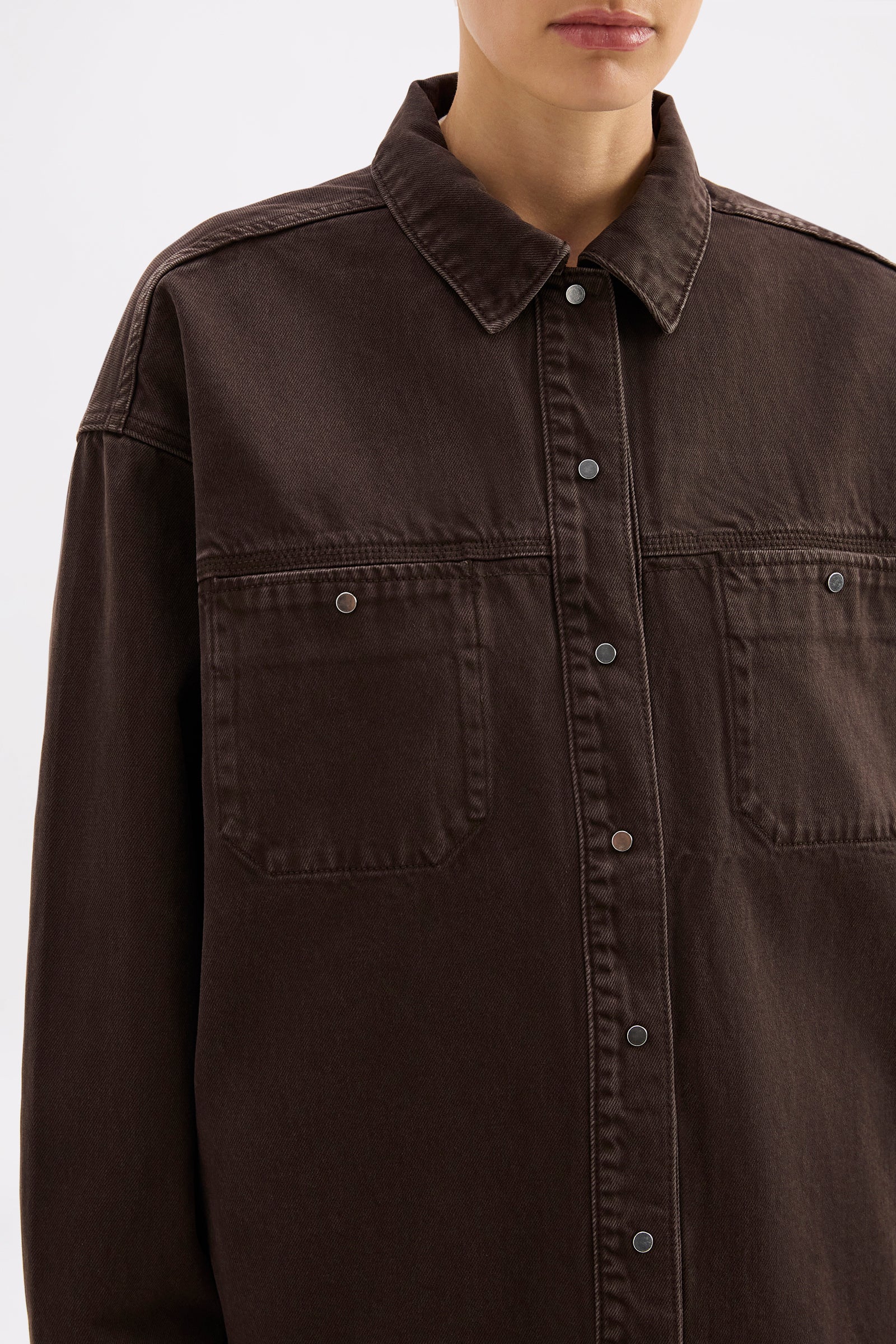 Brax Denim Jacket Espresso 