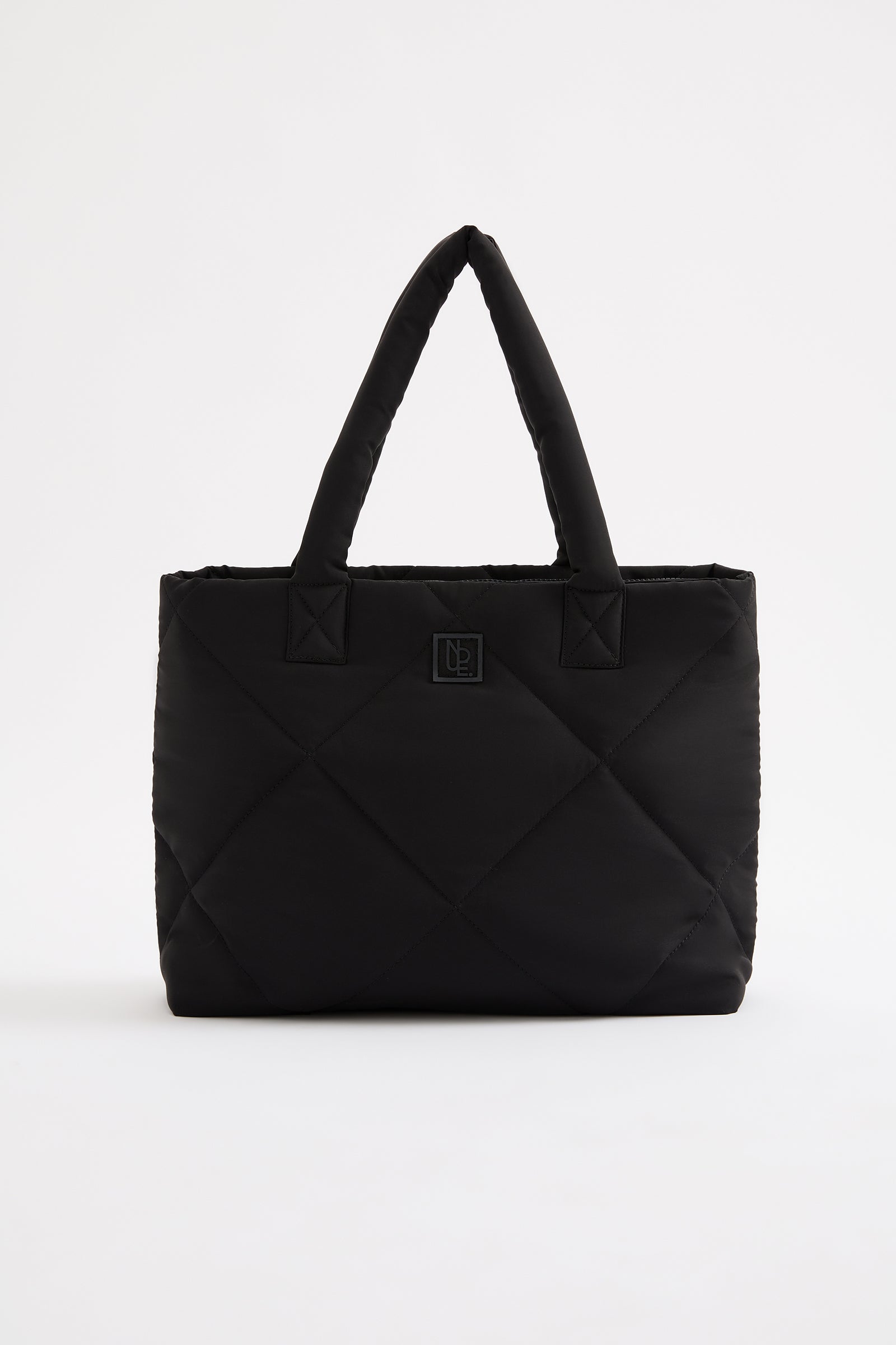 Emmet Puffer Tote Black 